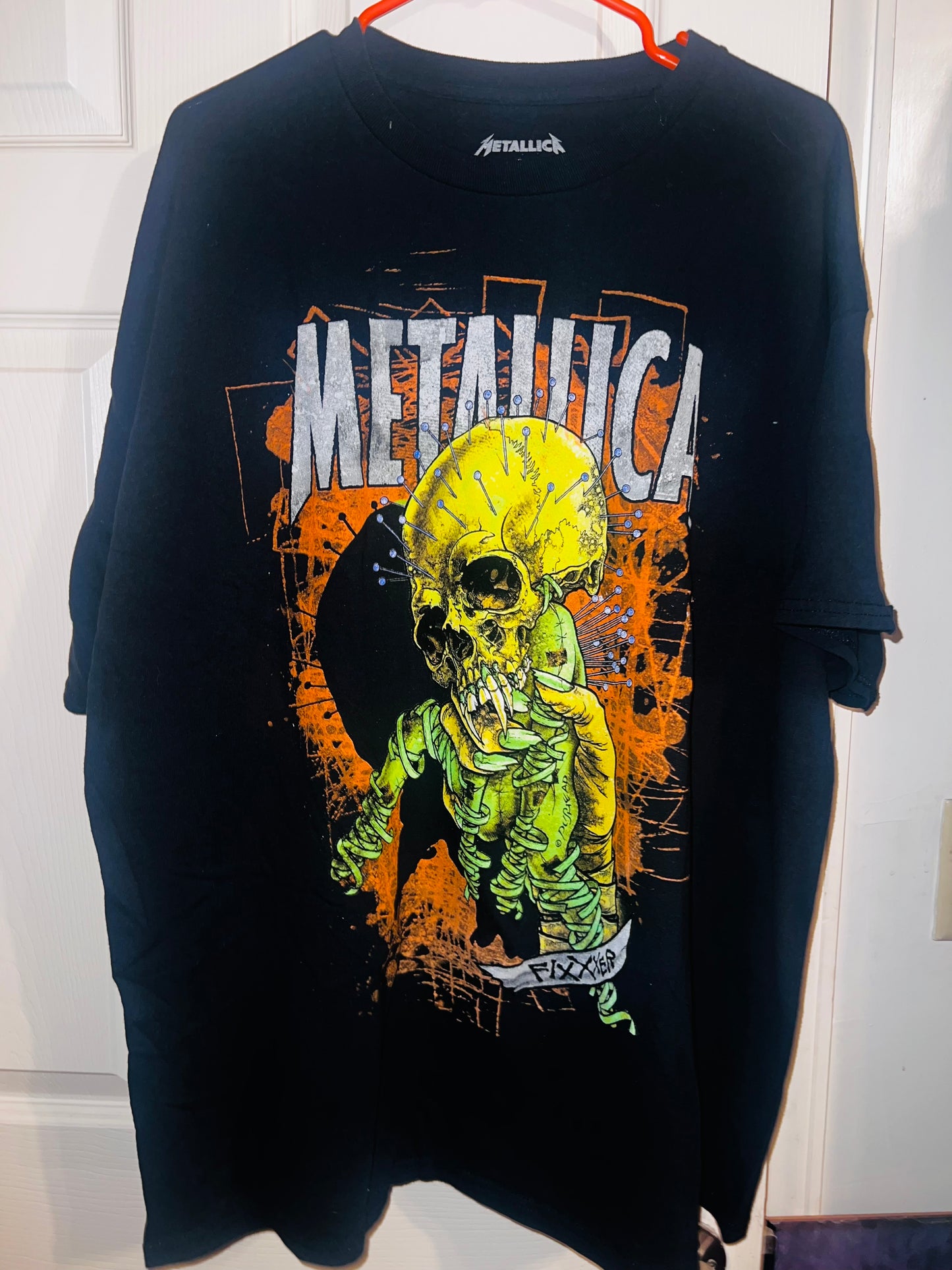 Metallica Fixxer Oversized Distressed Tee