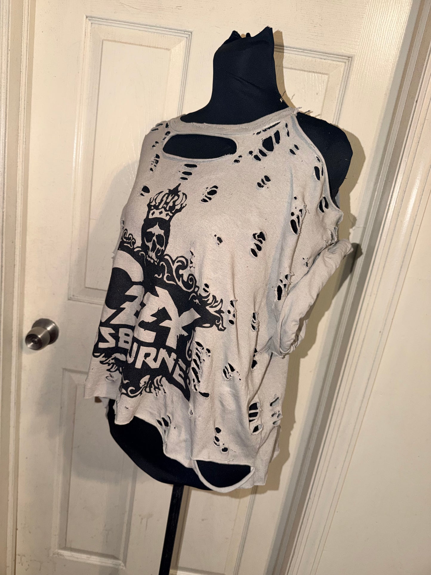 Ozzy Osbourne Oversized Distressed Tee (As Is)
