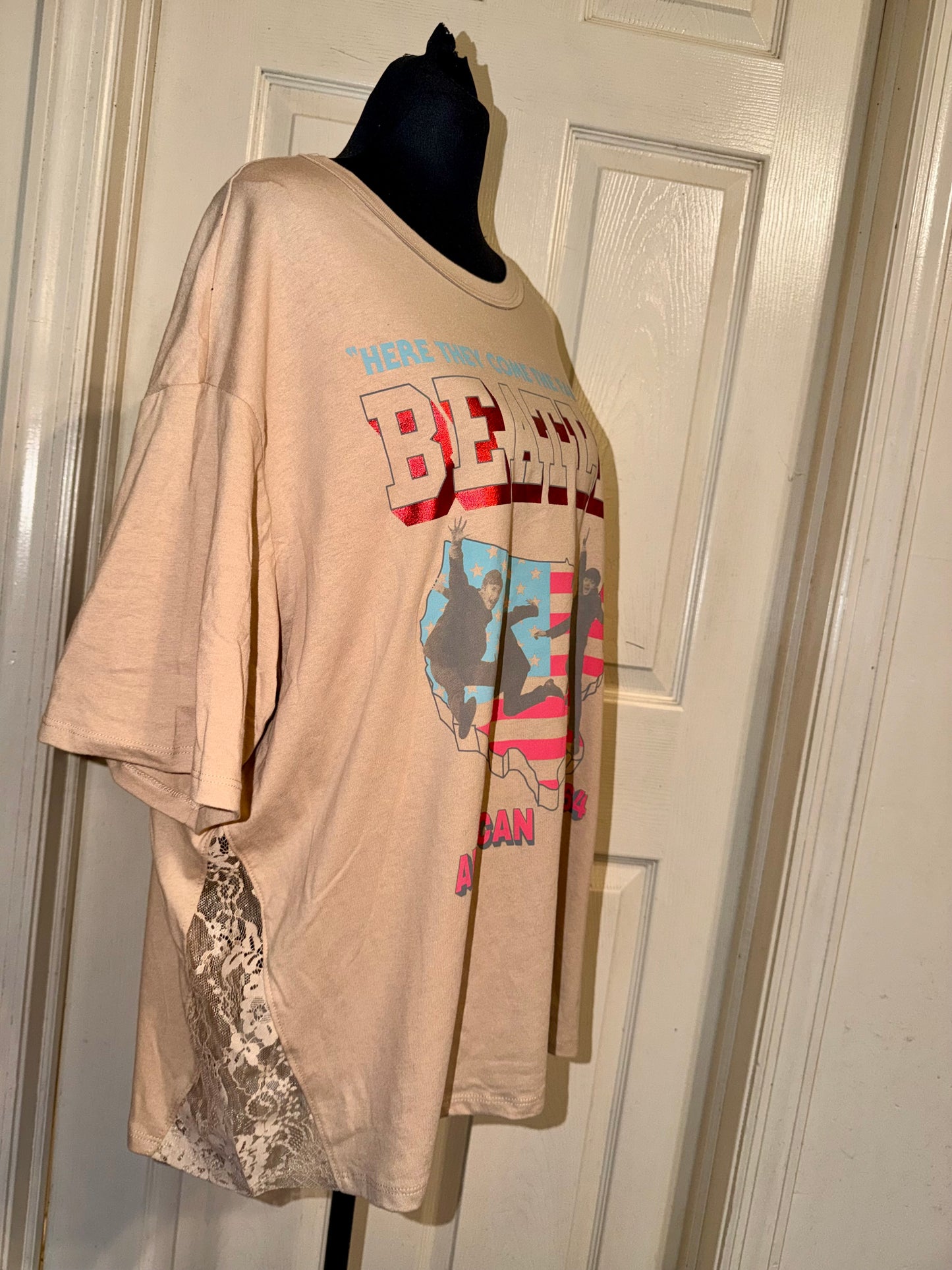 The Beatles Lace Oversized Tee