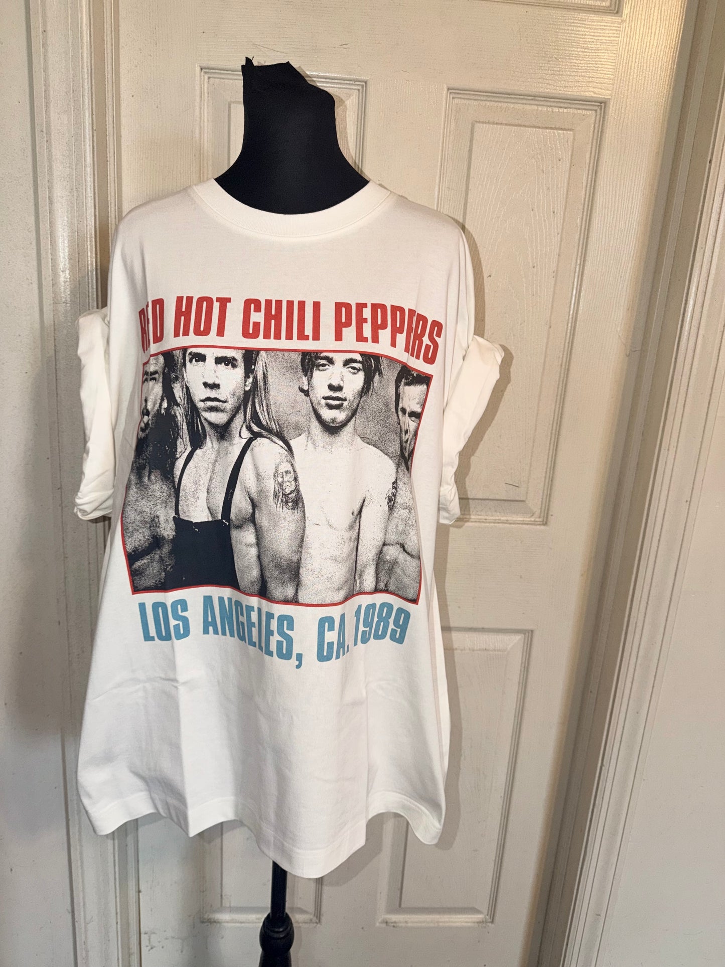 Red Hot Chili Peppers Oversized Distressed Tee