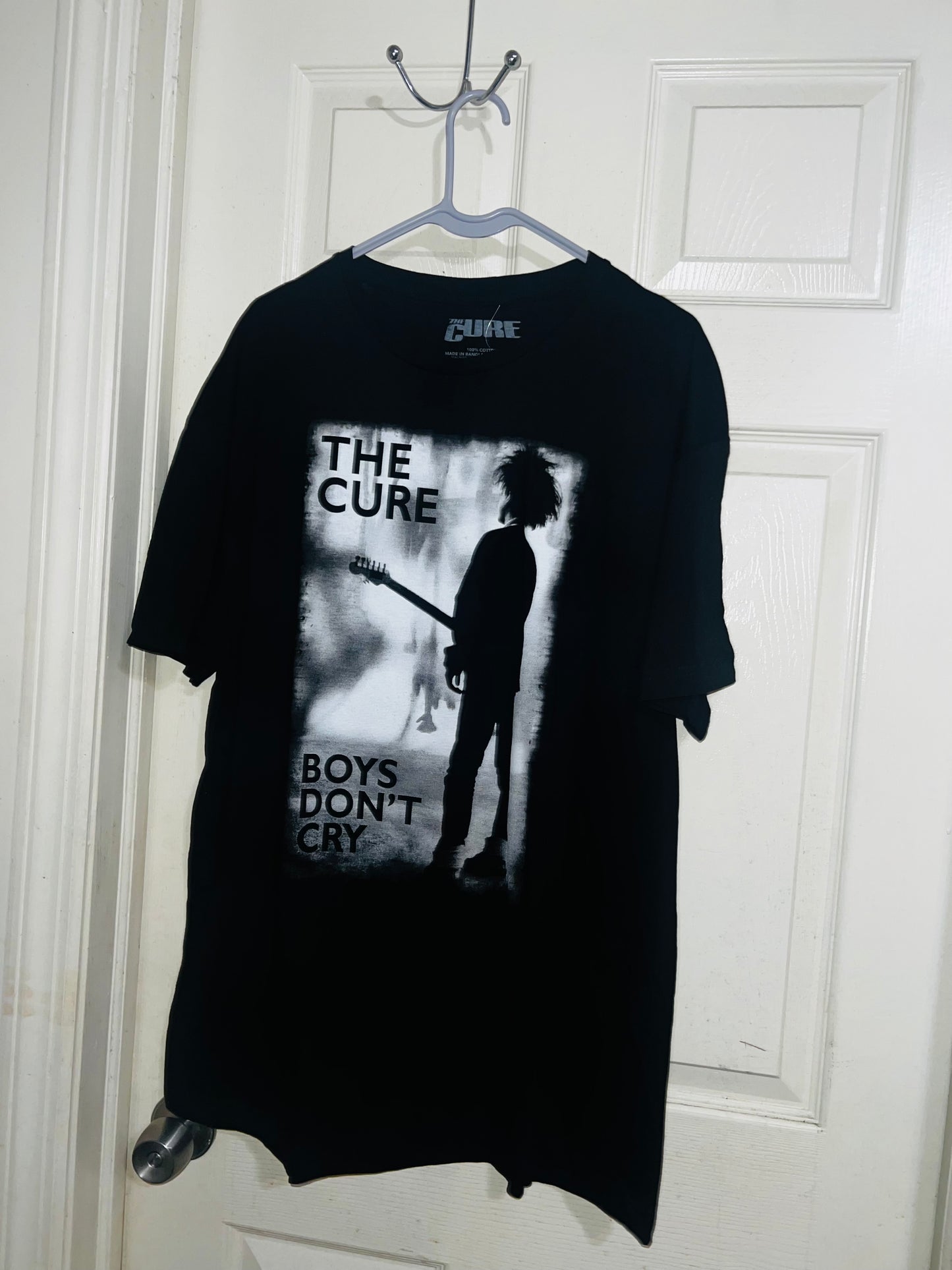 The Cure Boys Don’t Cry Oversized Distressed Tee