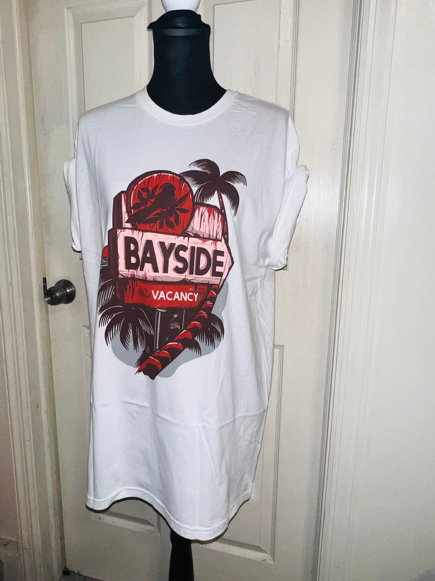 Bayside Oversized Distressed T-Shirt