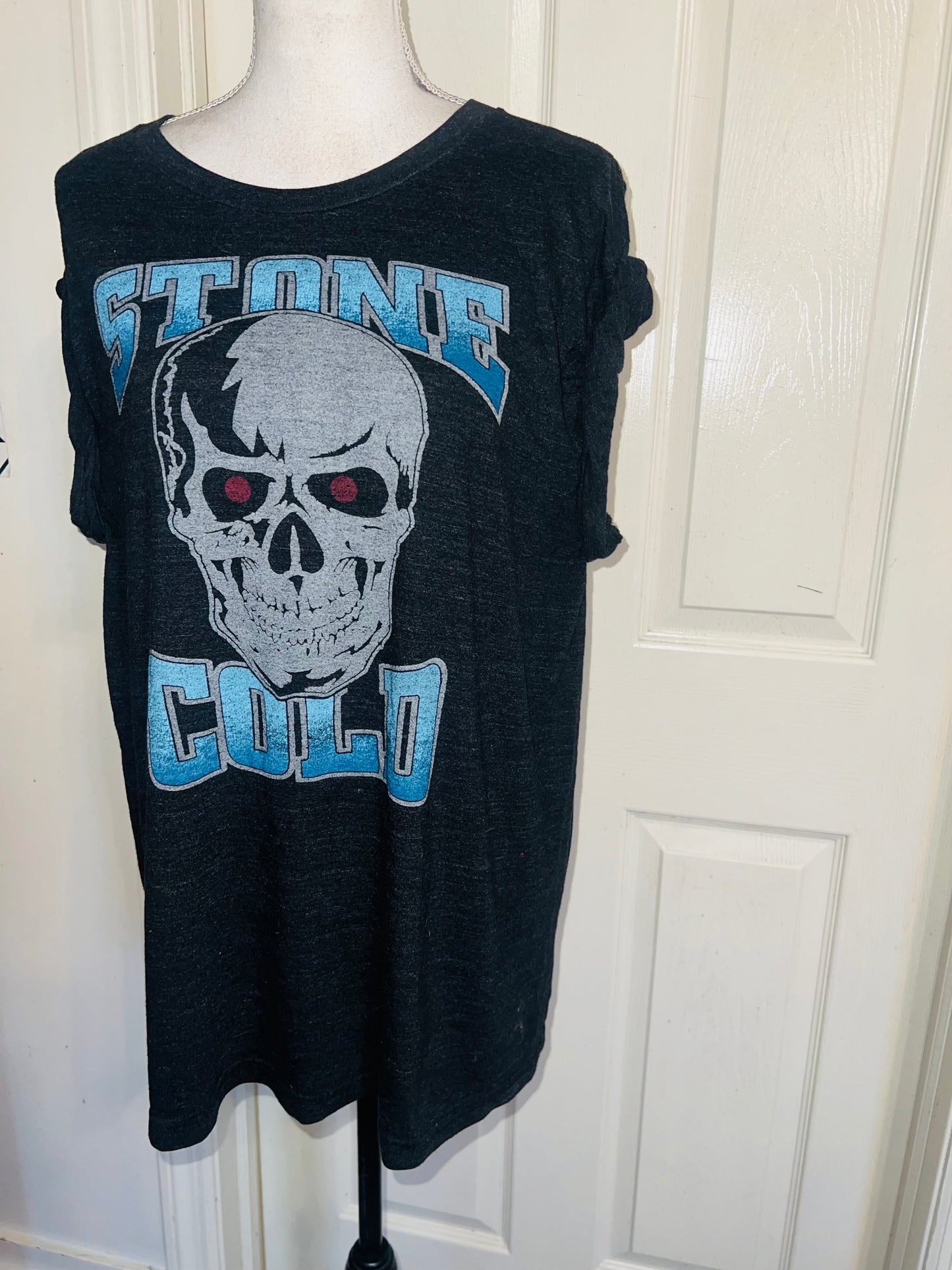 Stone Cold Steve Austin Vintage Oversized Distressed Tee