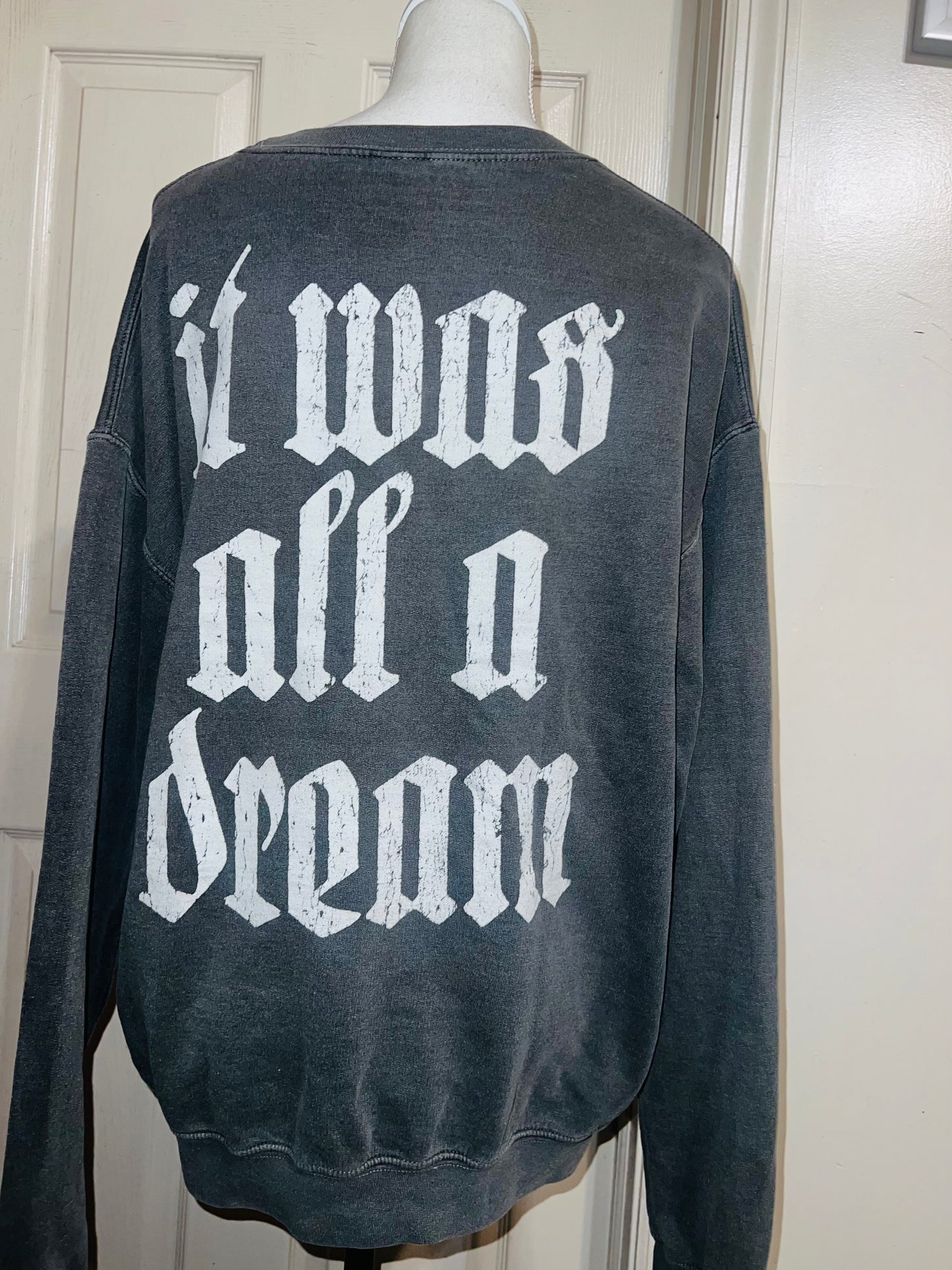 Biggie Smalls Double Sided Oversized Distressed Sweatshirt