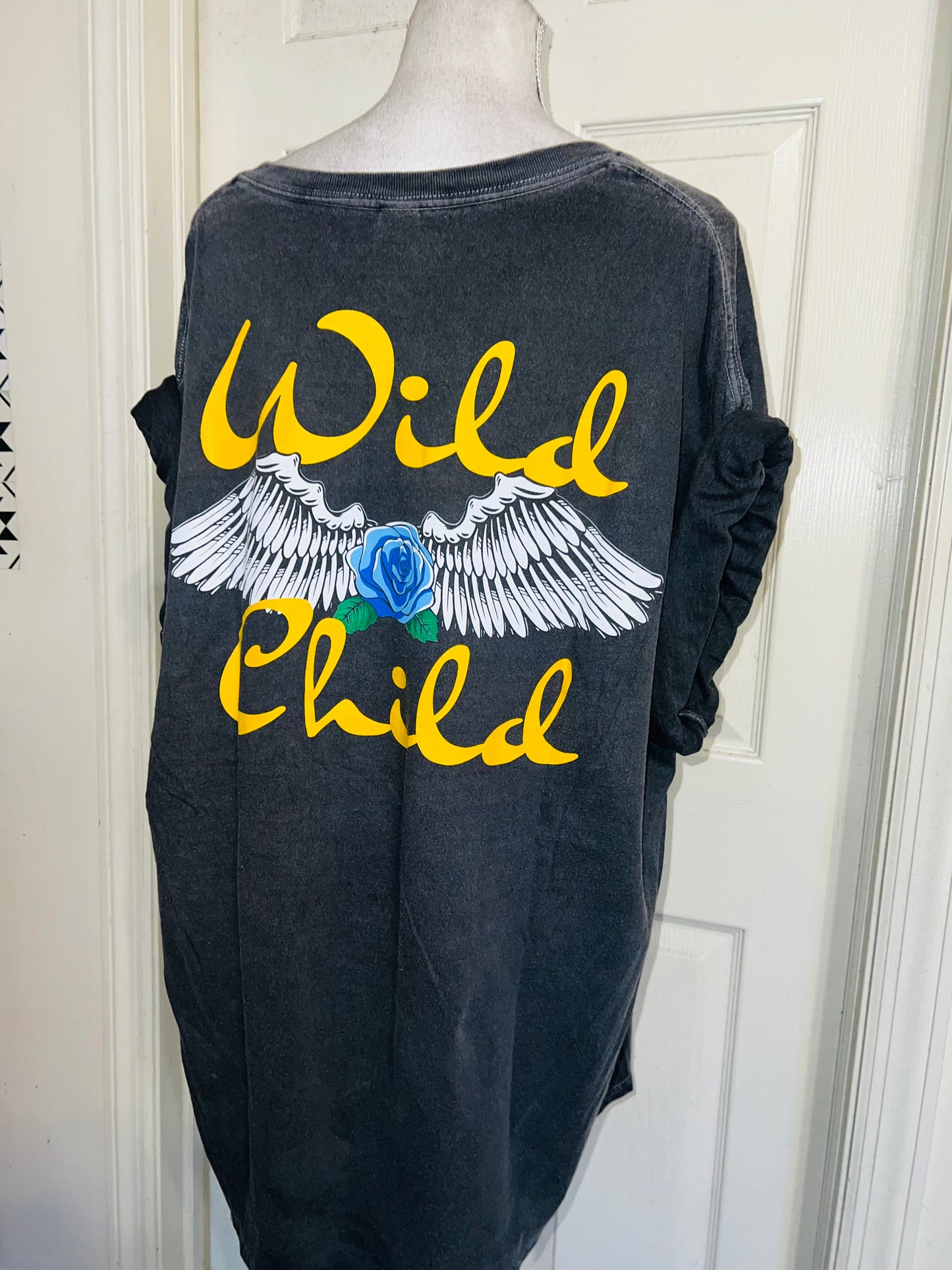Betty Boop Wild Child Oversized Distressed Tee