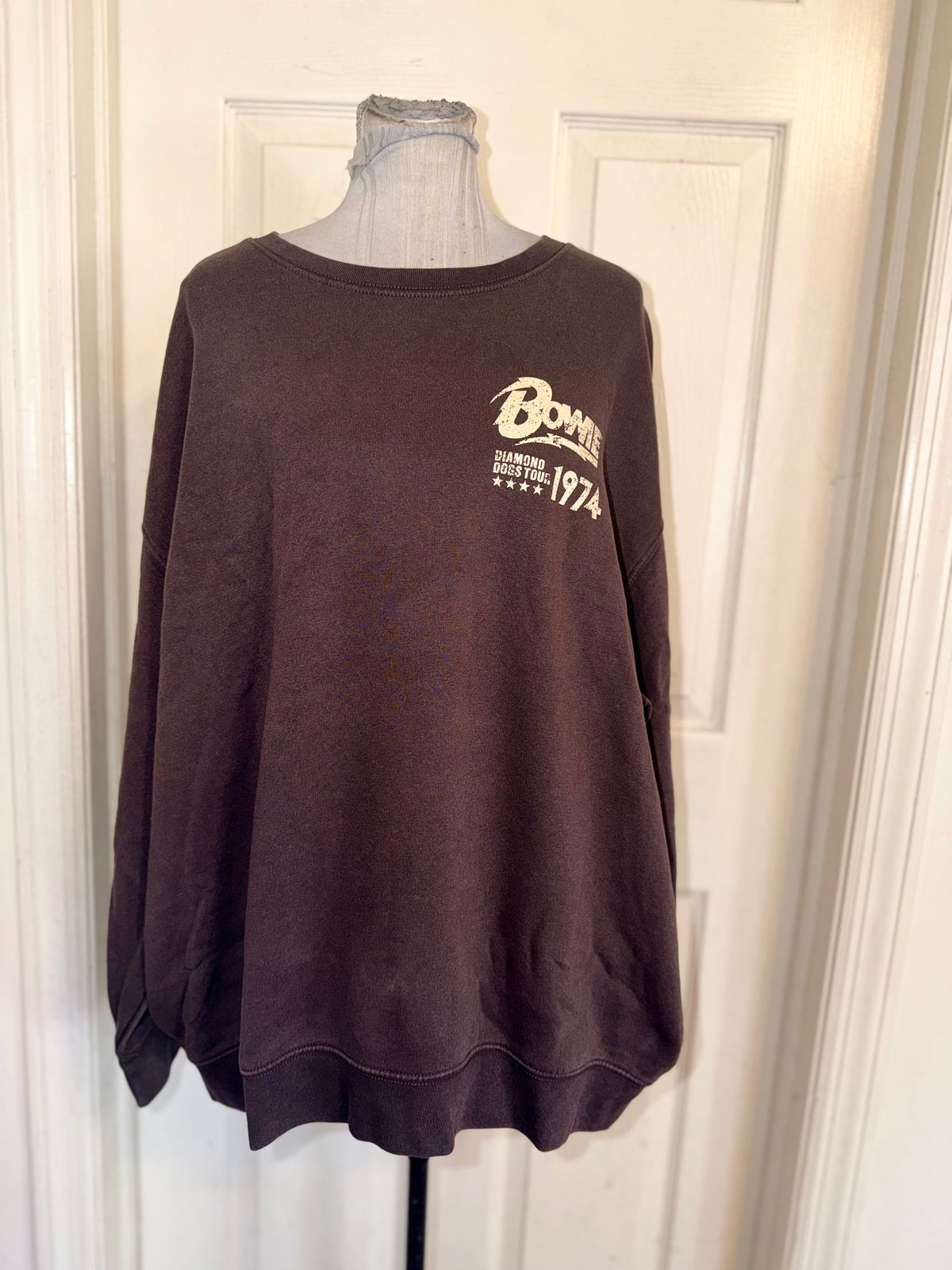 David Bowie Double Sided Oversized Sweatshirt