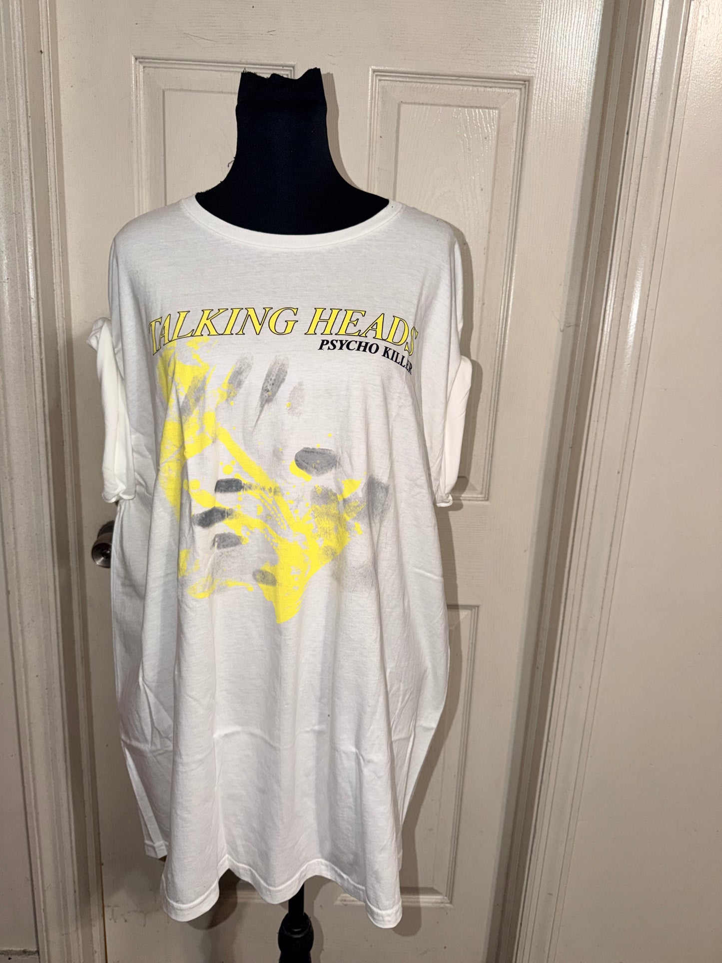 The Talking Heads Oversized Distressed Tee
