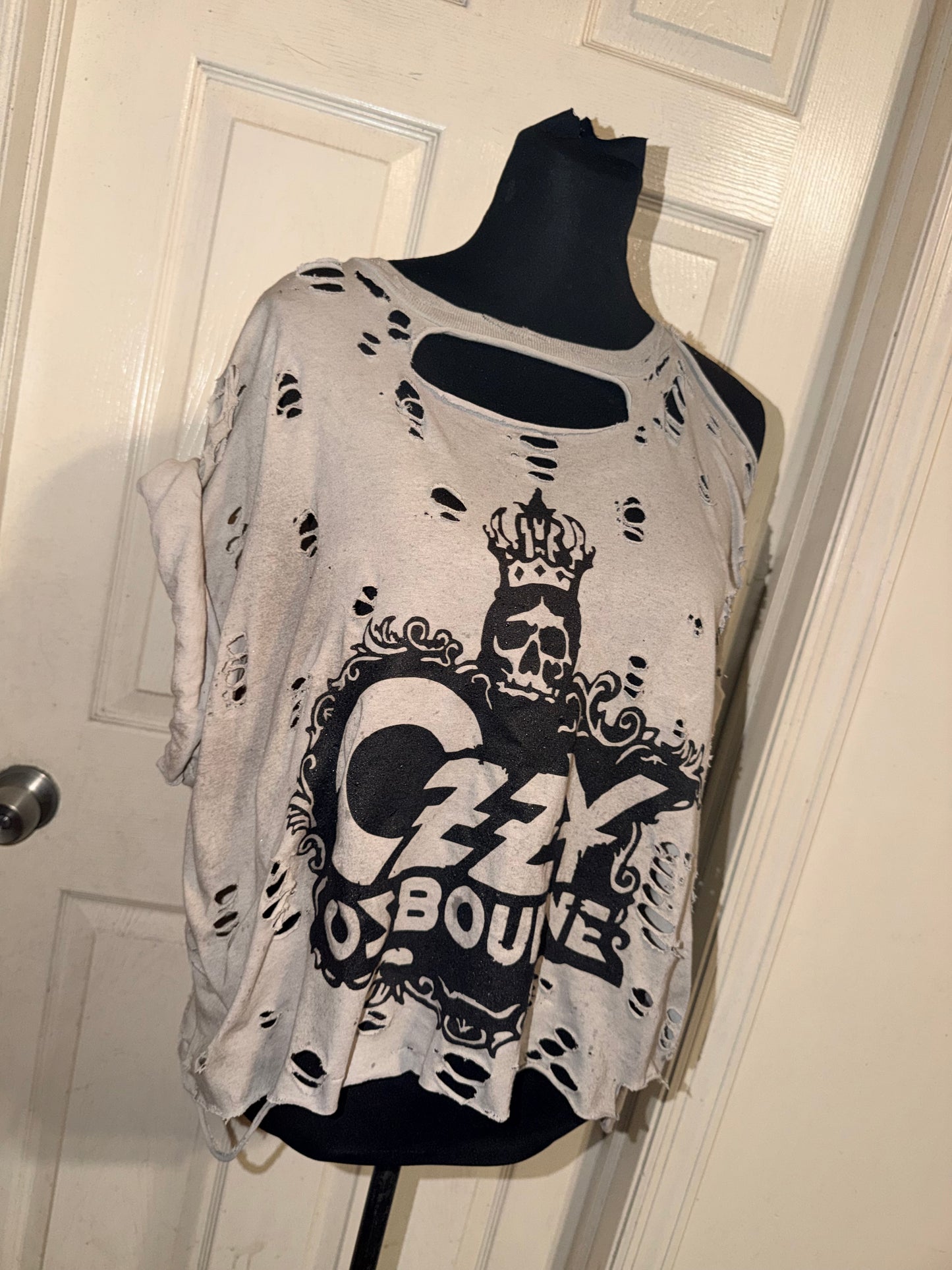 Ozzy Osbourne Oversized Distressed Tee (As Is)