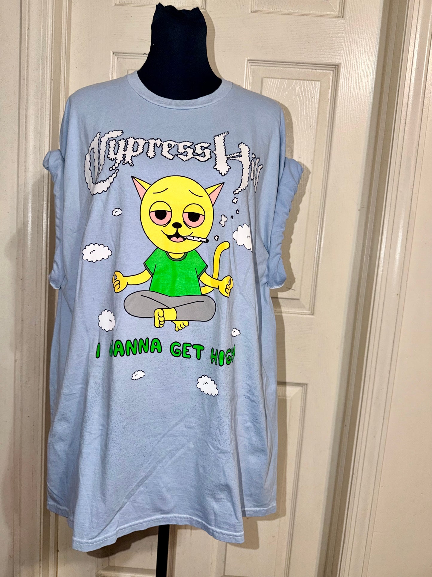 Cypress Hill Double Sided Oversized Distressed Tee
