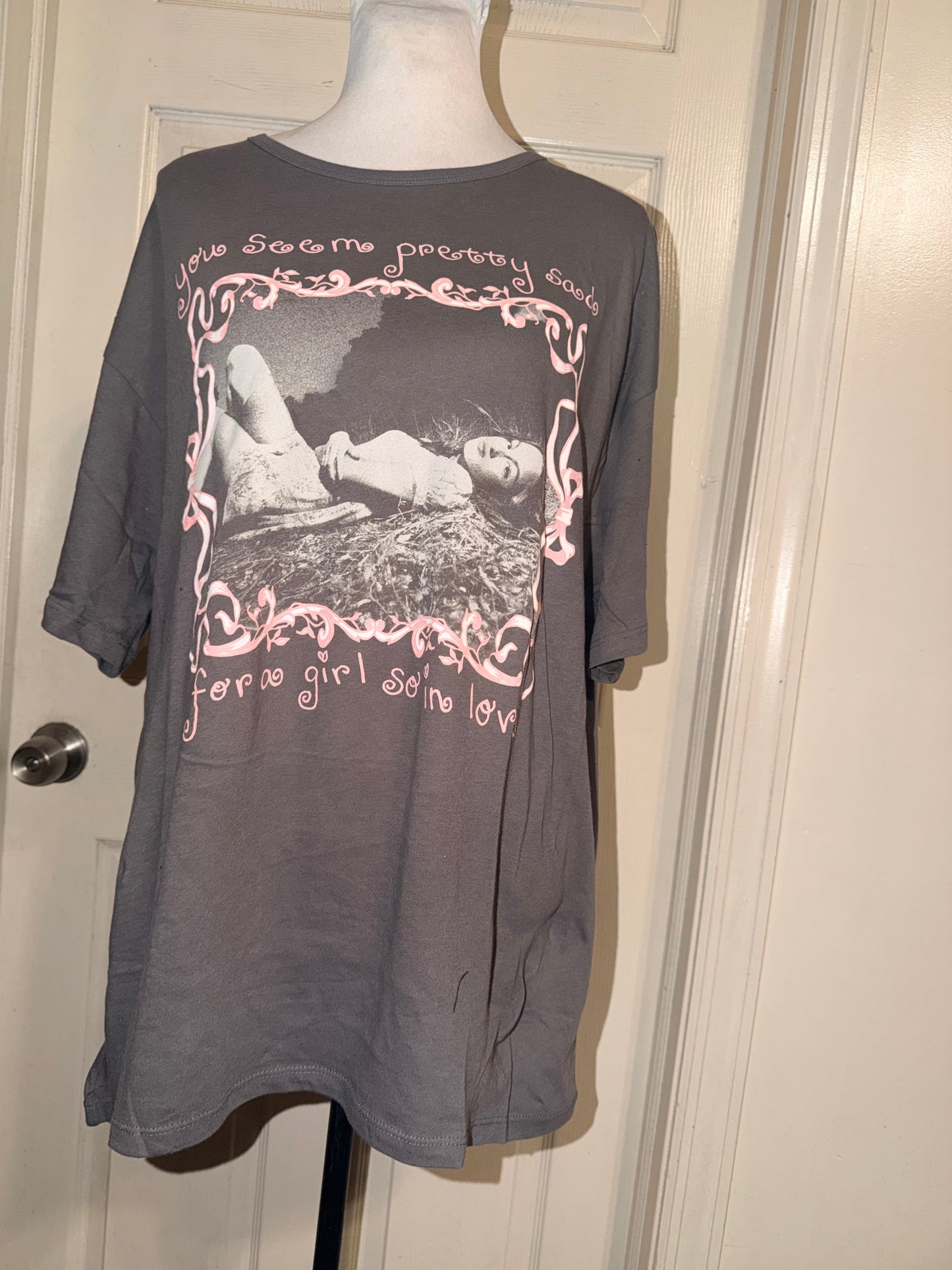 Olivia Rodrigo Oversized Distressed Tee