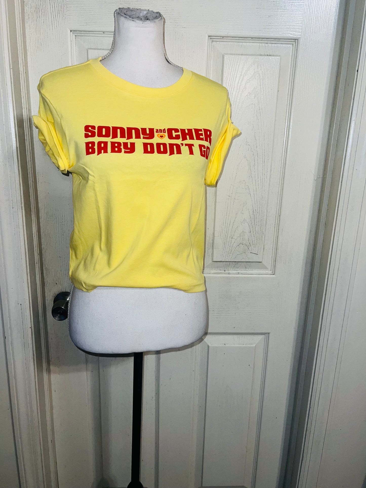 Sony & Cher Distressed Baby Tee