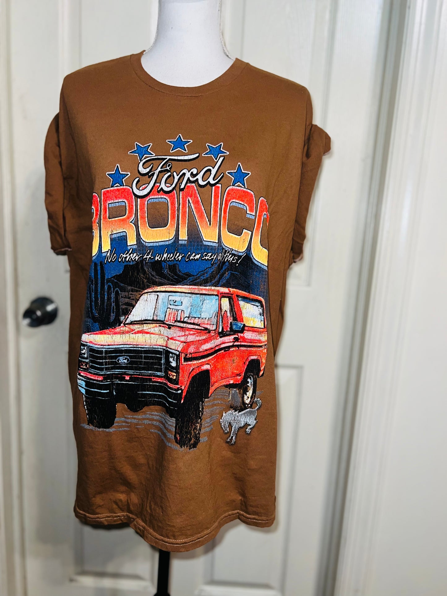 Ford Bronco Double Sided Oversized Distressed Tee