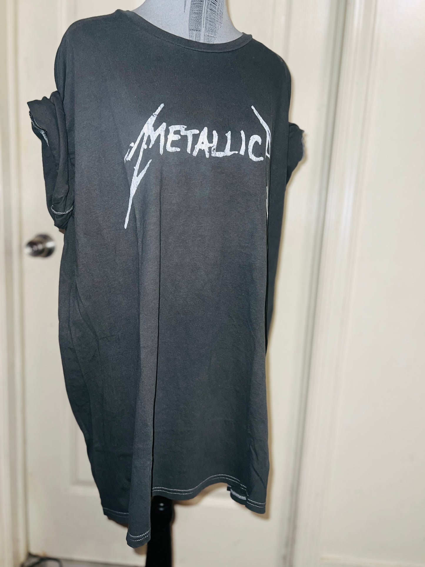 Metallica Double Sided Oversized Distressed Tee