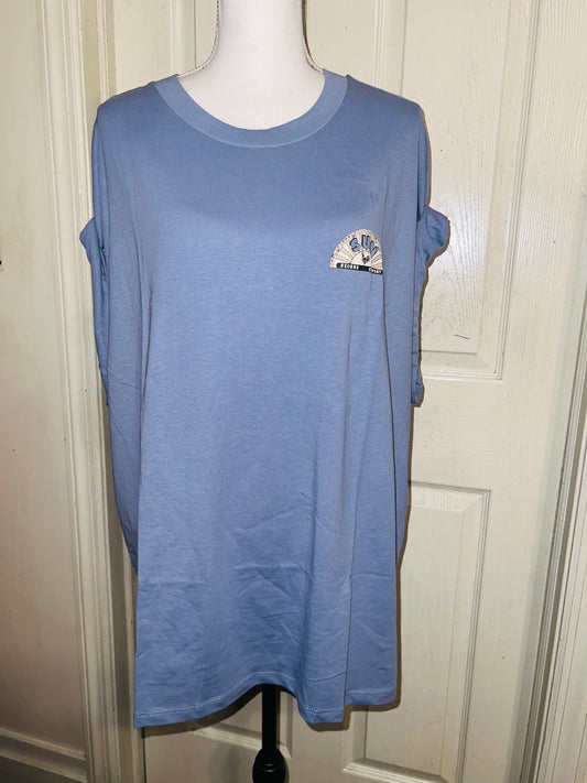 Elvis Double Sided Oversized Distressed Tee