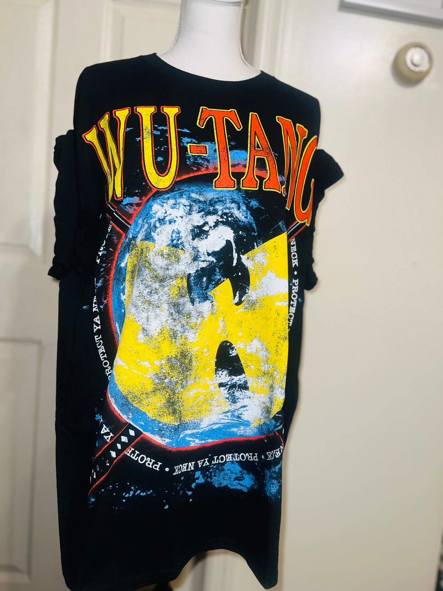 Wu-Tang Clan Oversized Distressed Tee