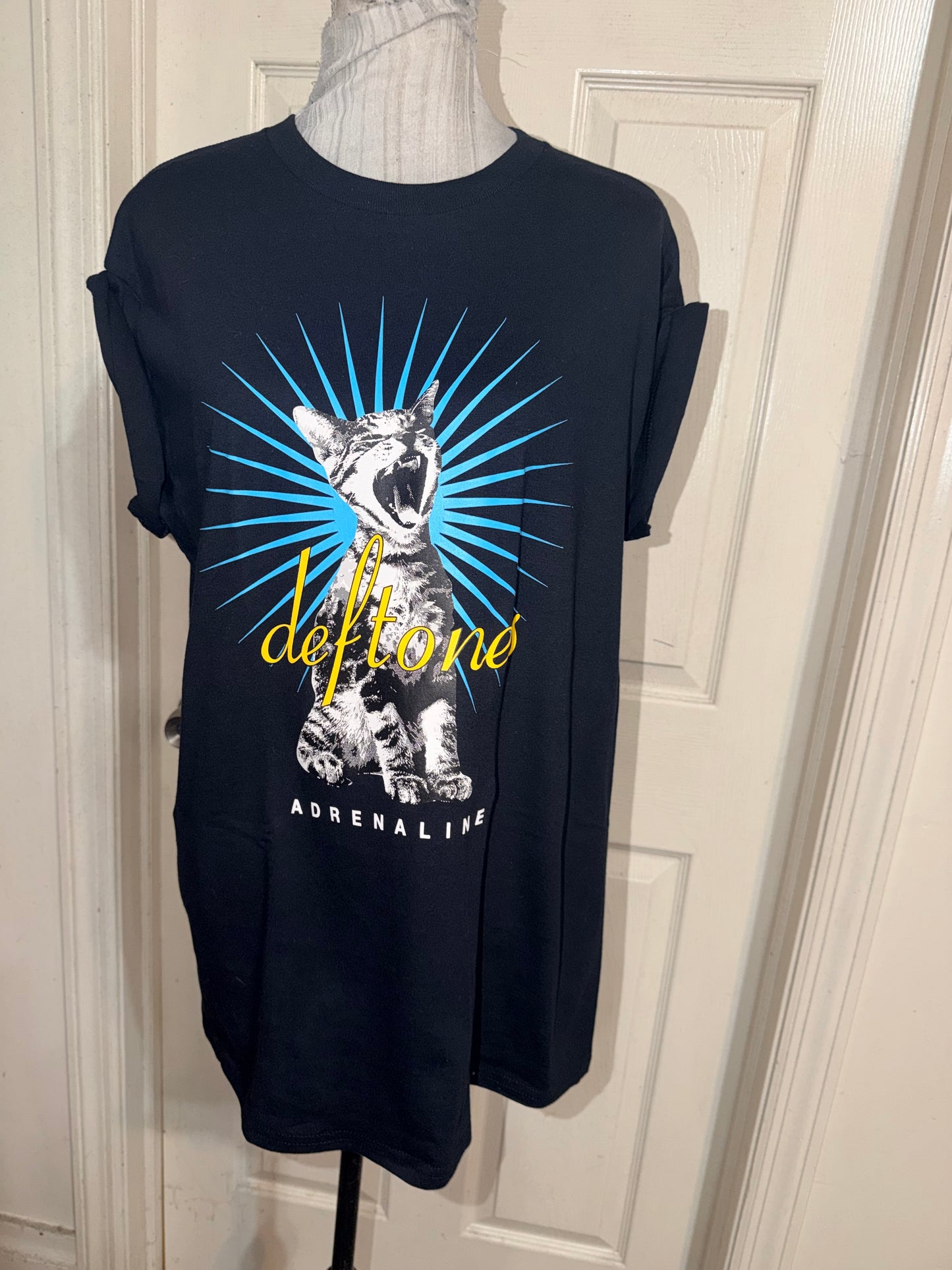 Deftones Oversized Distressed Tee