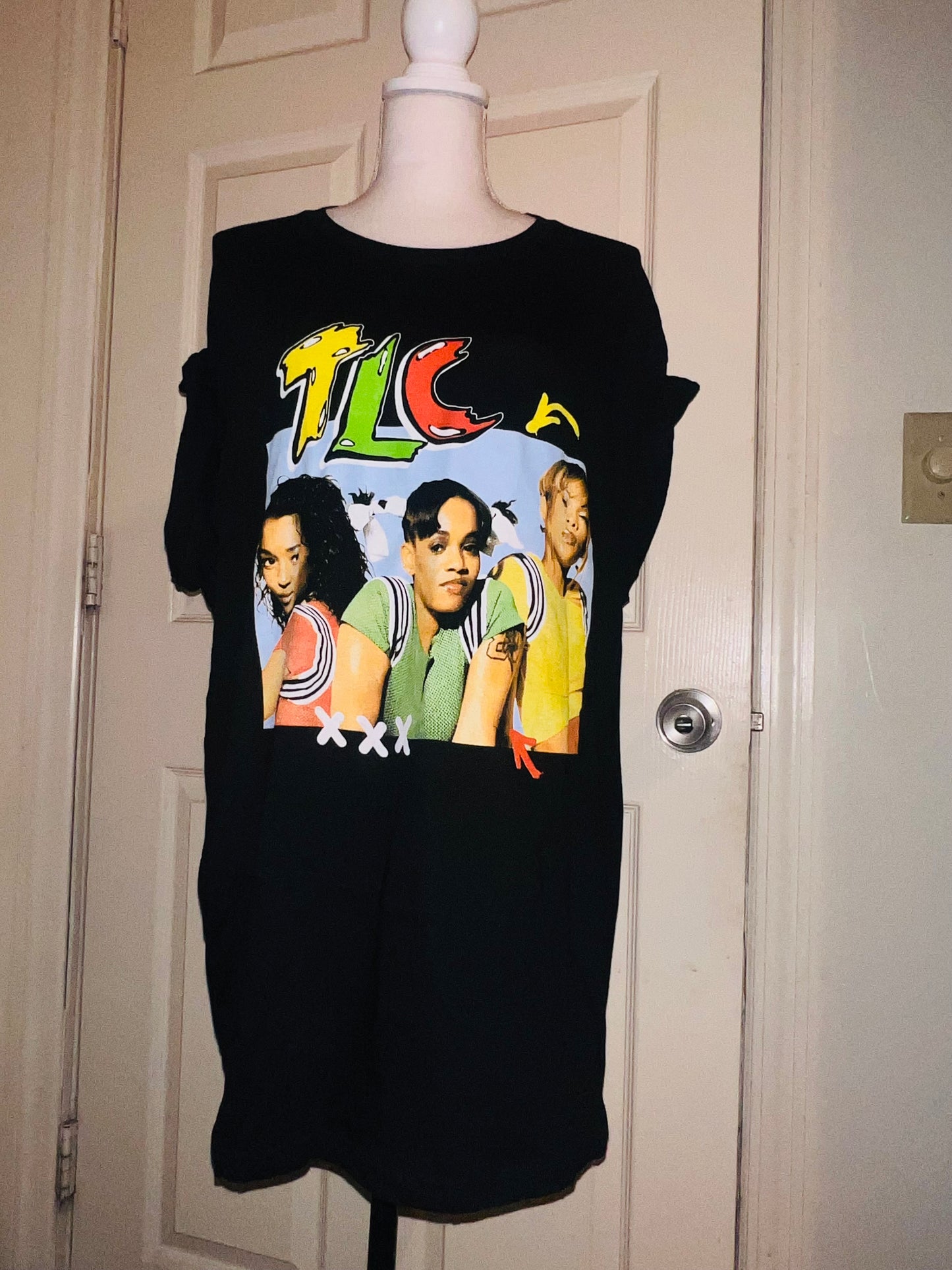 TLC Oversized Distressed Tee