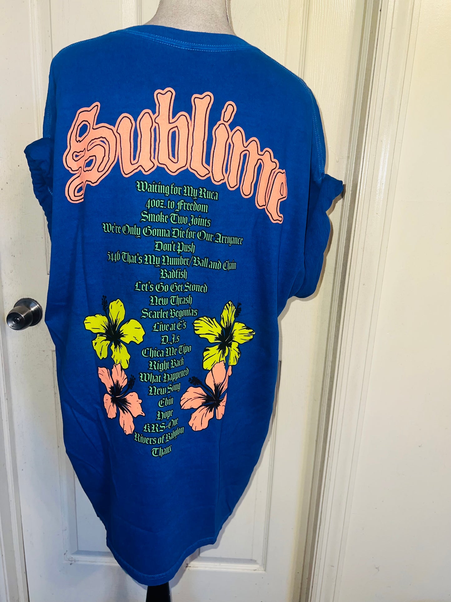 Sublime Double Sided Oversized Distressed Tee