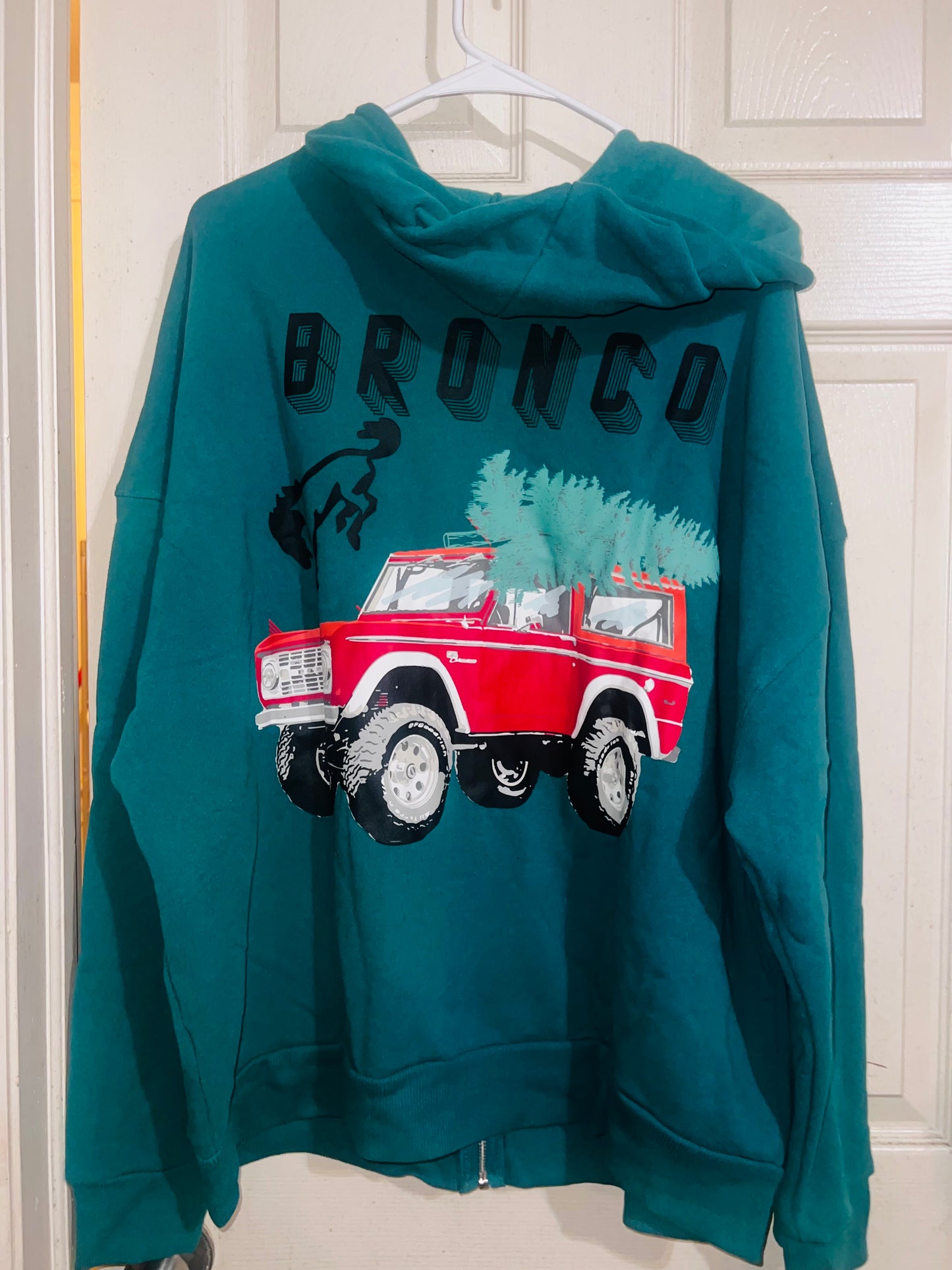 Ford Bronco Double Sided Zip Up Sweatshirt