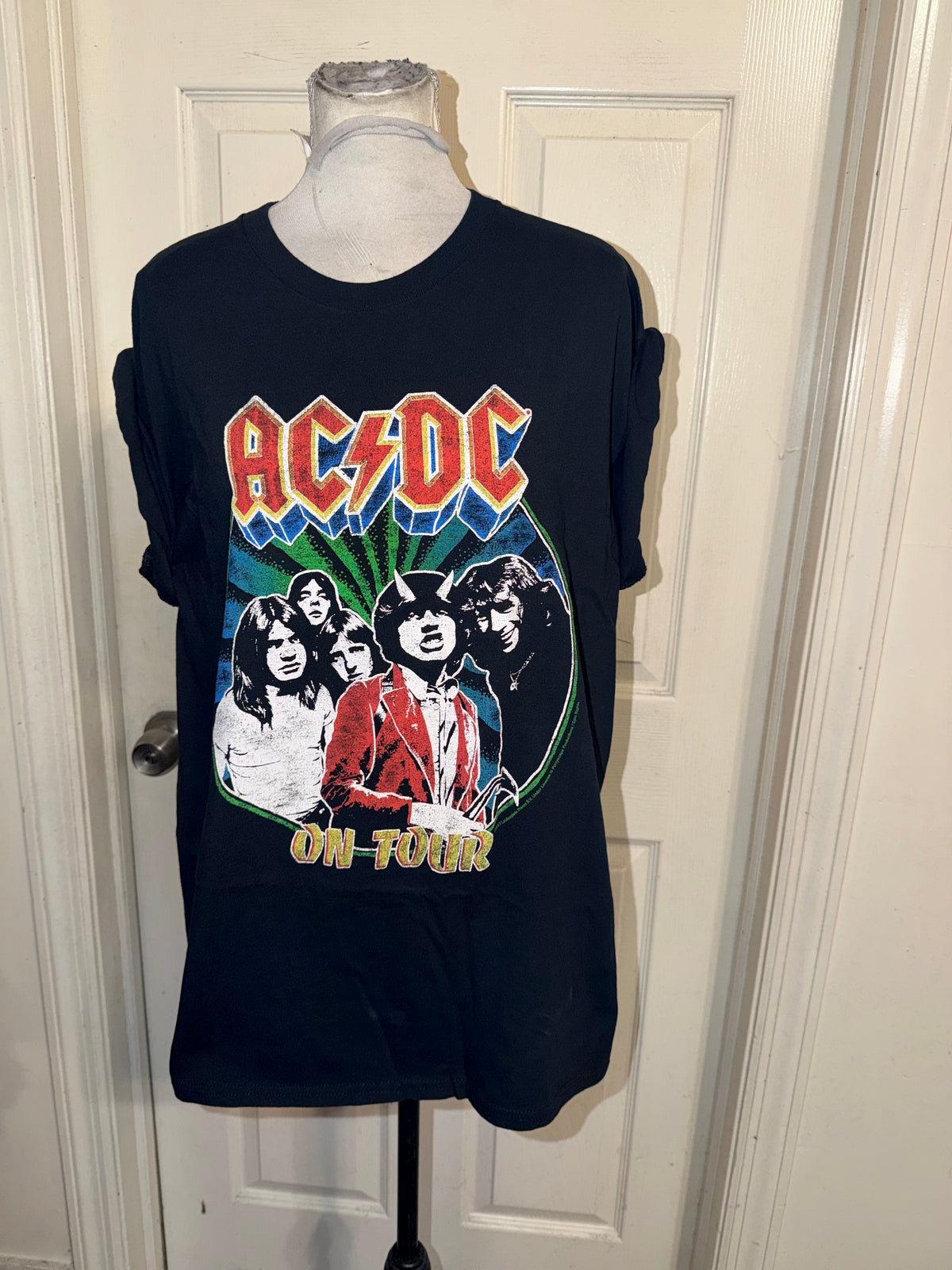 AC/DC Double Sided Oversized Tee