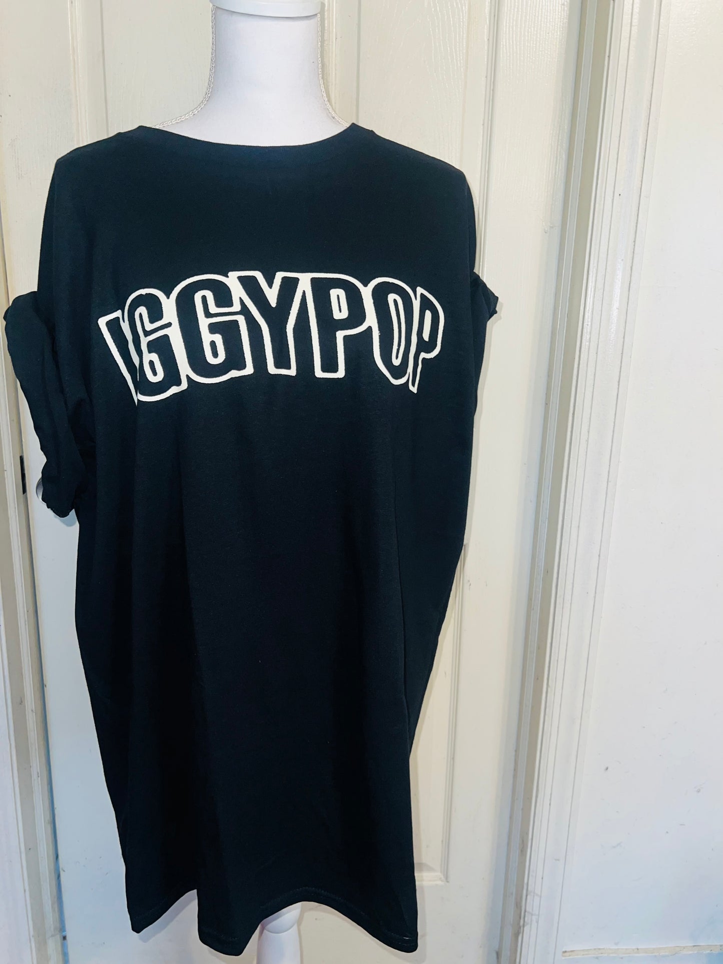 Iggy Pop Double Sided Oversized Distressed Tee