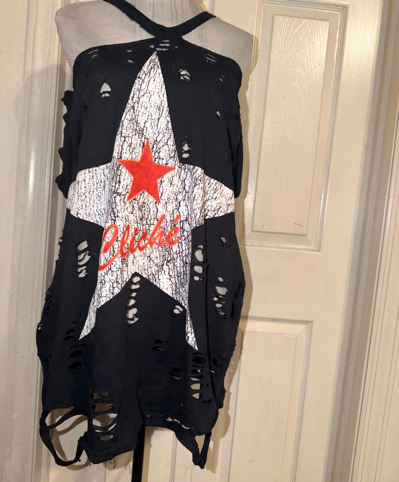Machine Gun Kelly Double Sided Oversized Distressed Tee (as is)