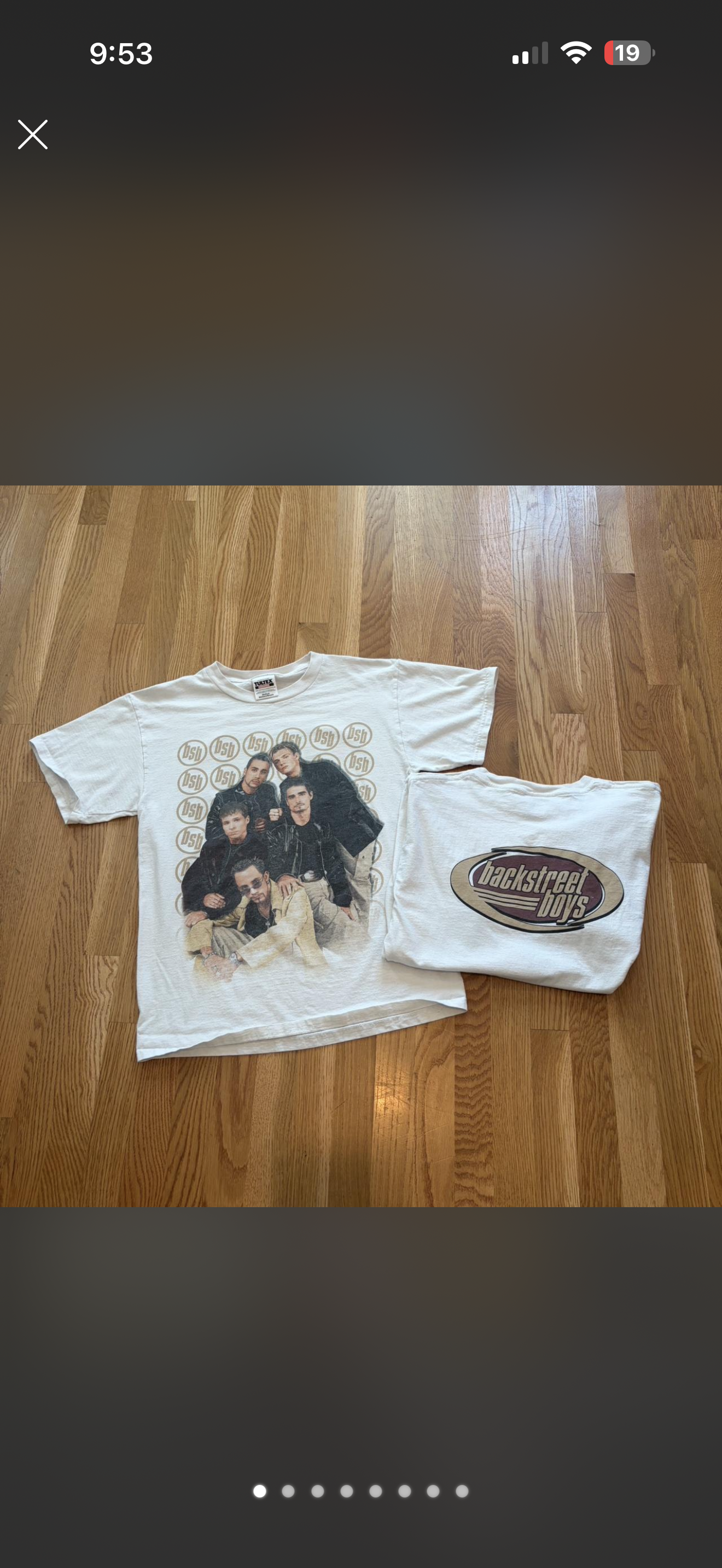 Backstreet Boys Vintage Double Sided Tee
