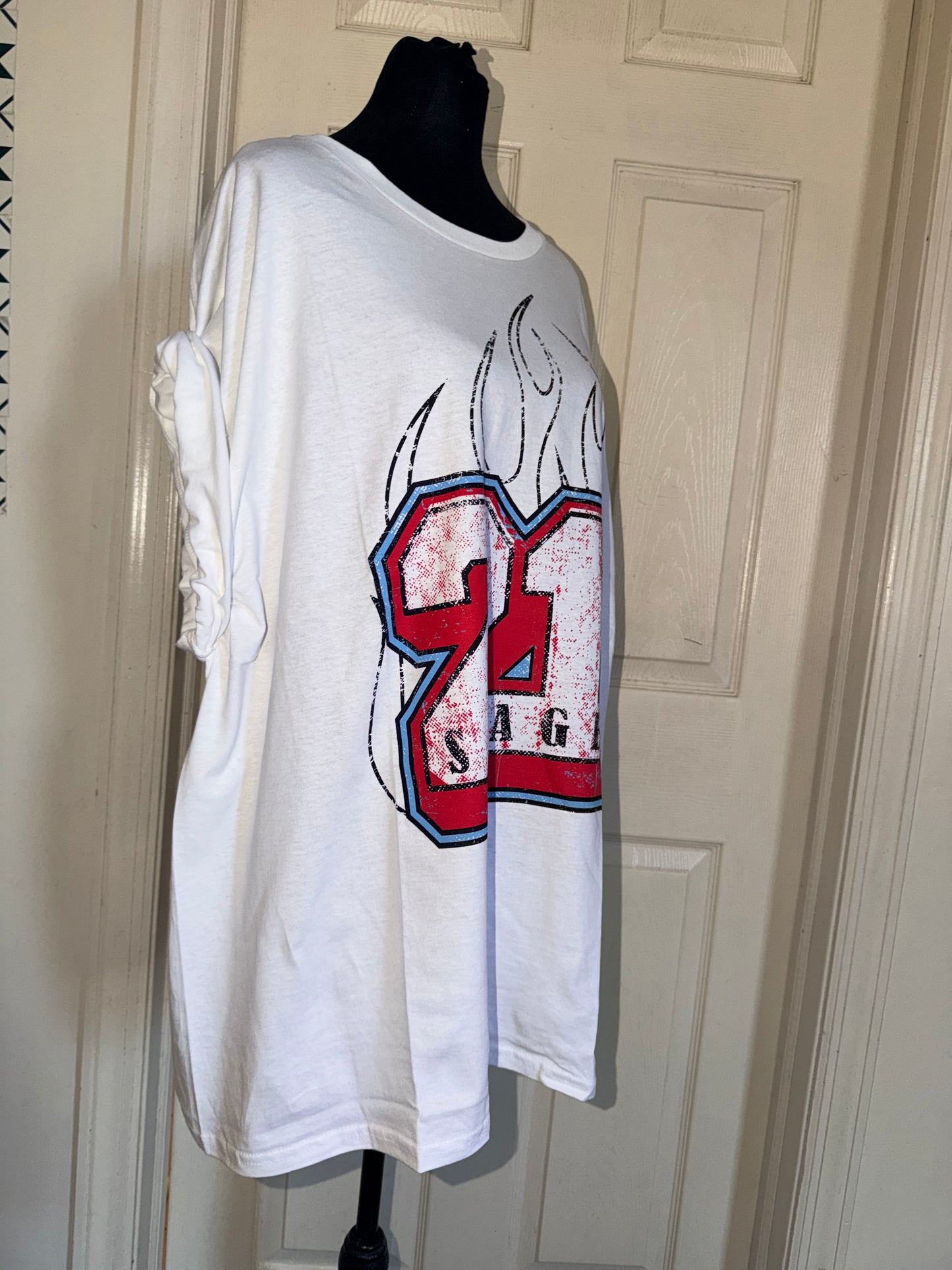 21 Savage Oversized Distressed Tee