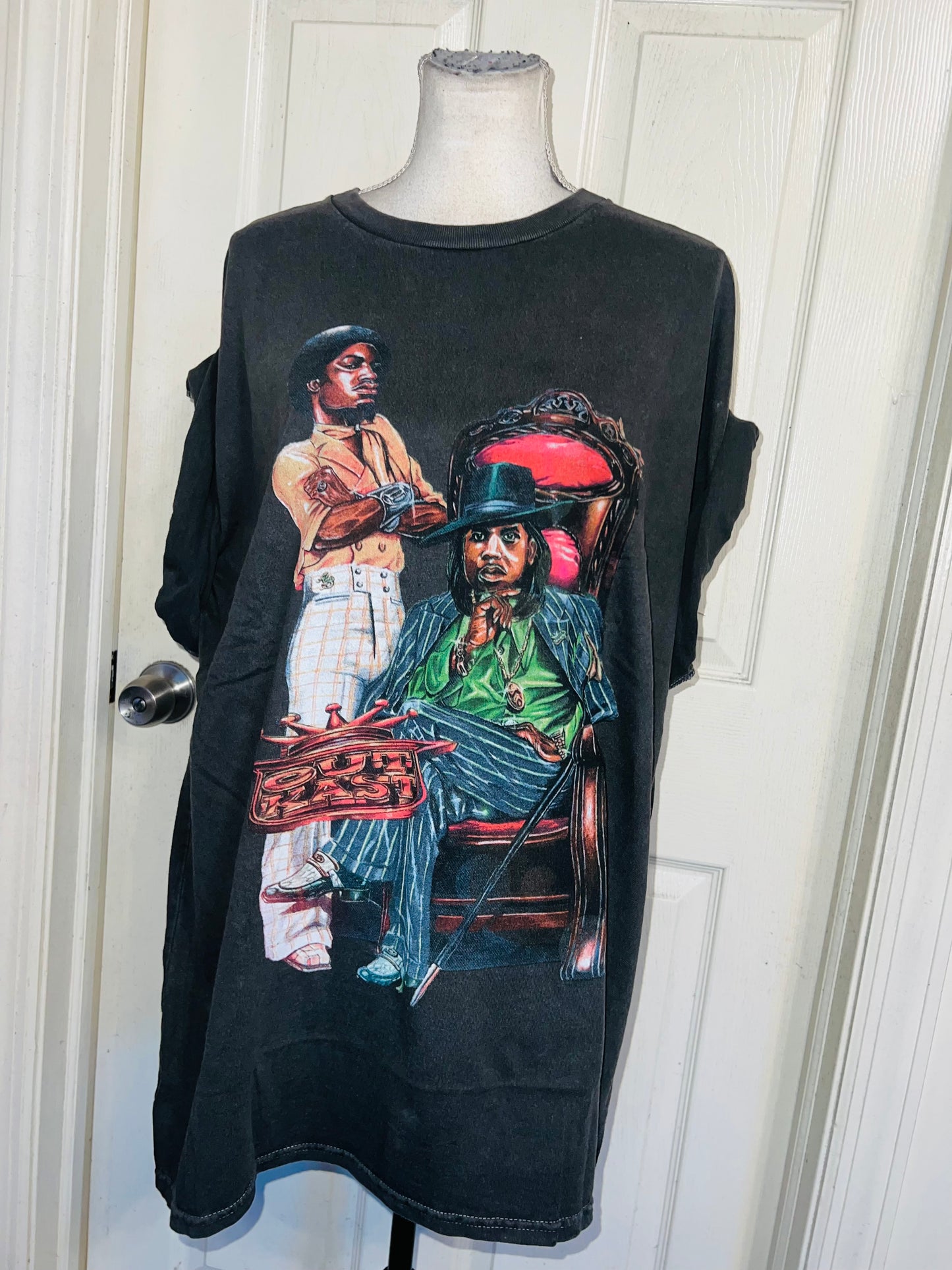 OutKast Double Sided Oversized Distressed Tee