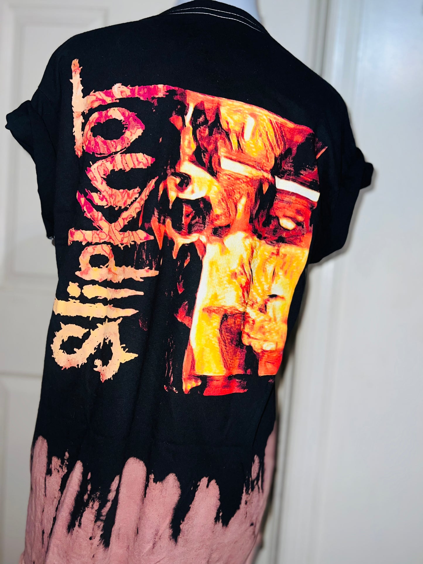 Slipknot Double Sided Oversized Distressed Tee