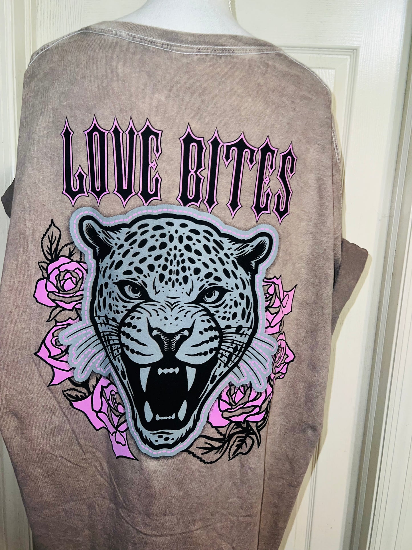 Def Leppard Double Sided Oversized Distressed Tee