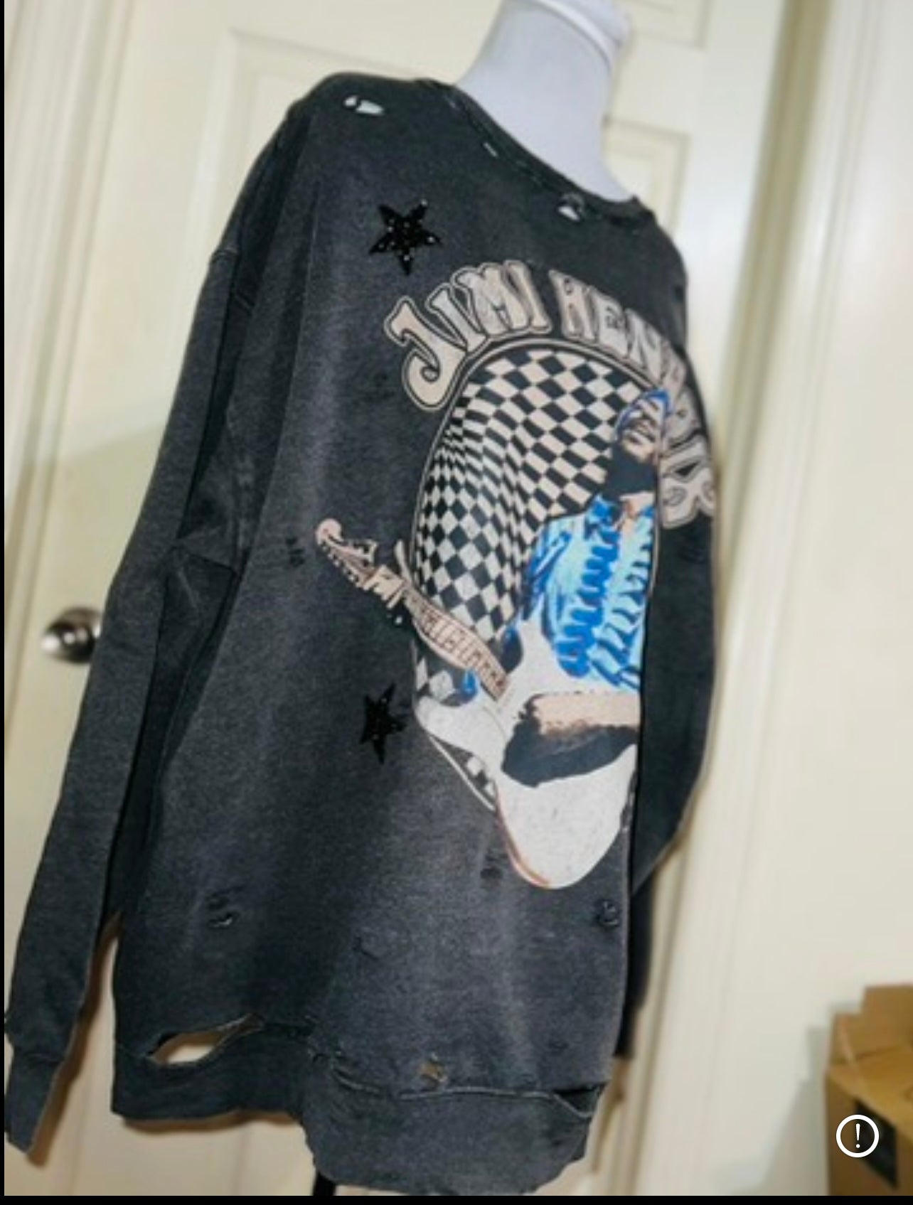 Jimi Hendrix Oversized Sweatshirt