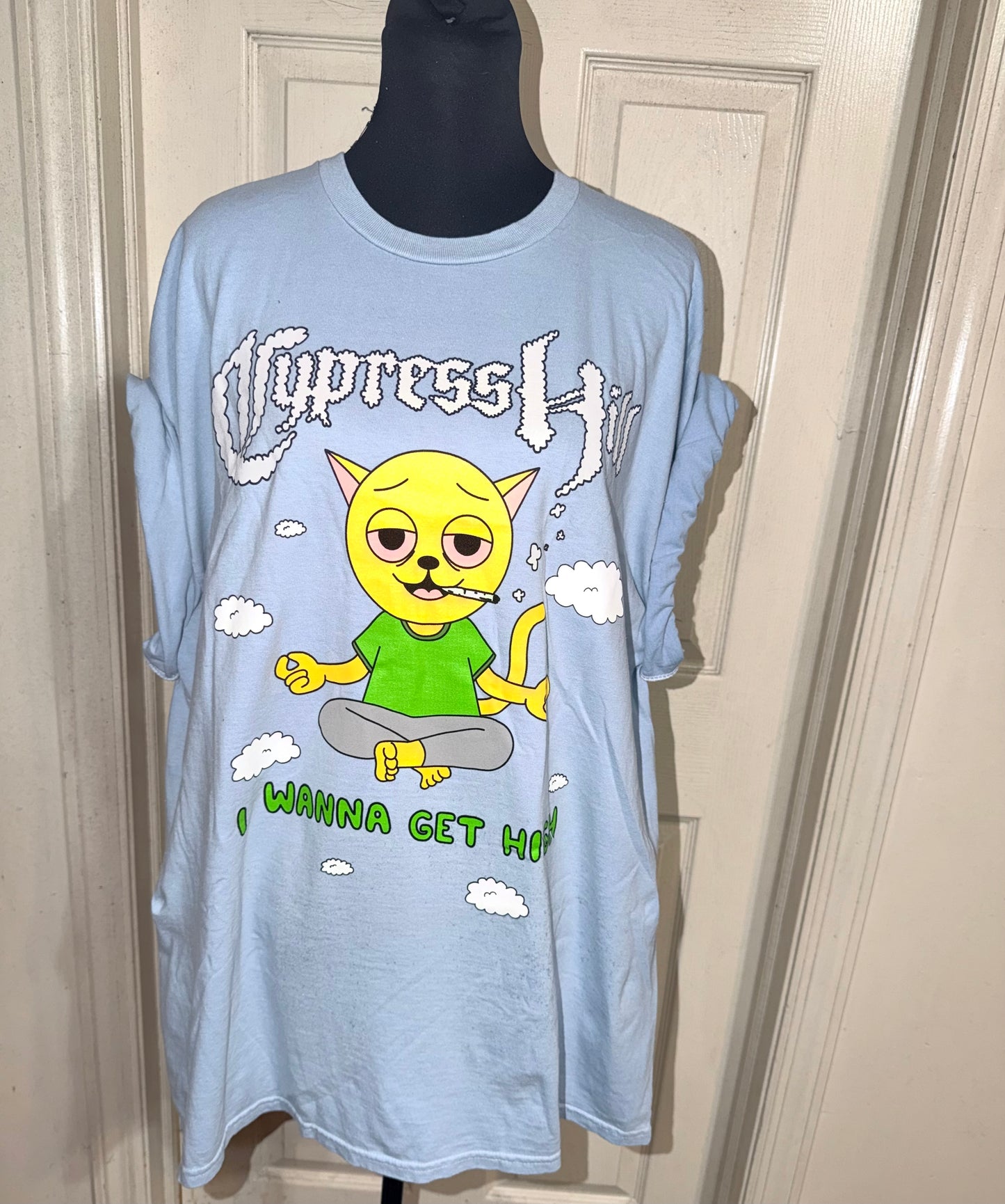 Cypress Hill Double Sided Oversized Distressed Tee
