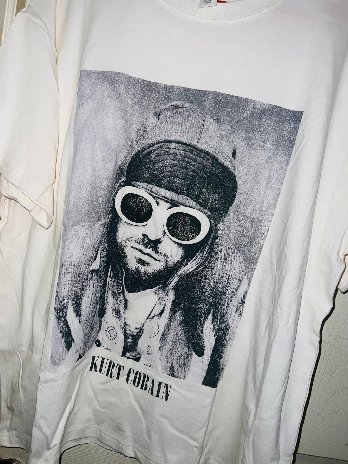 Kurt Cobain Oversized Distressed Tee