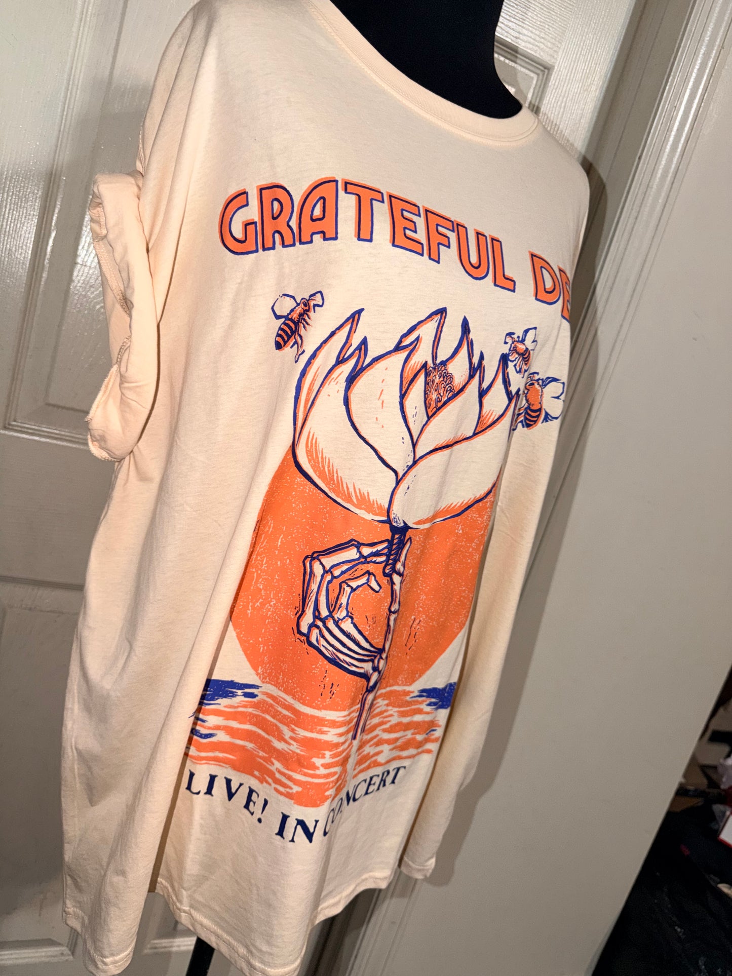 Grateful Dead Oversized Distressed Tee