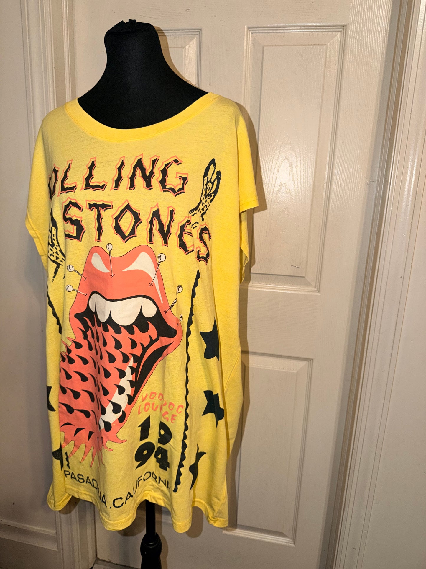 The Rolling Stones Oversized Distressed Tank