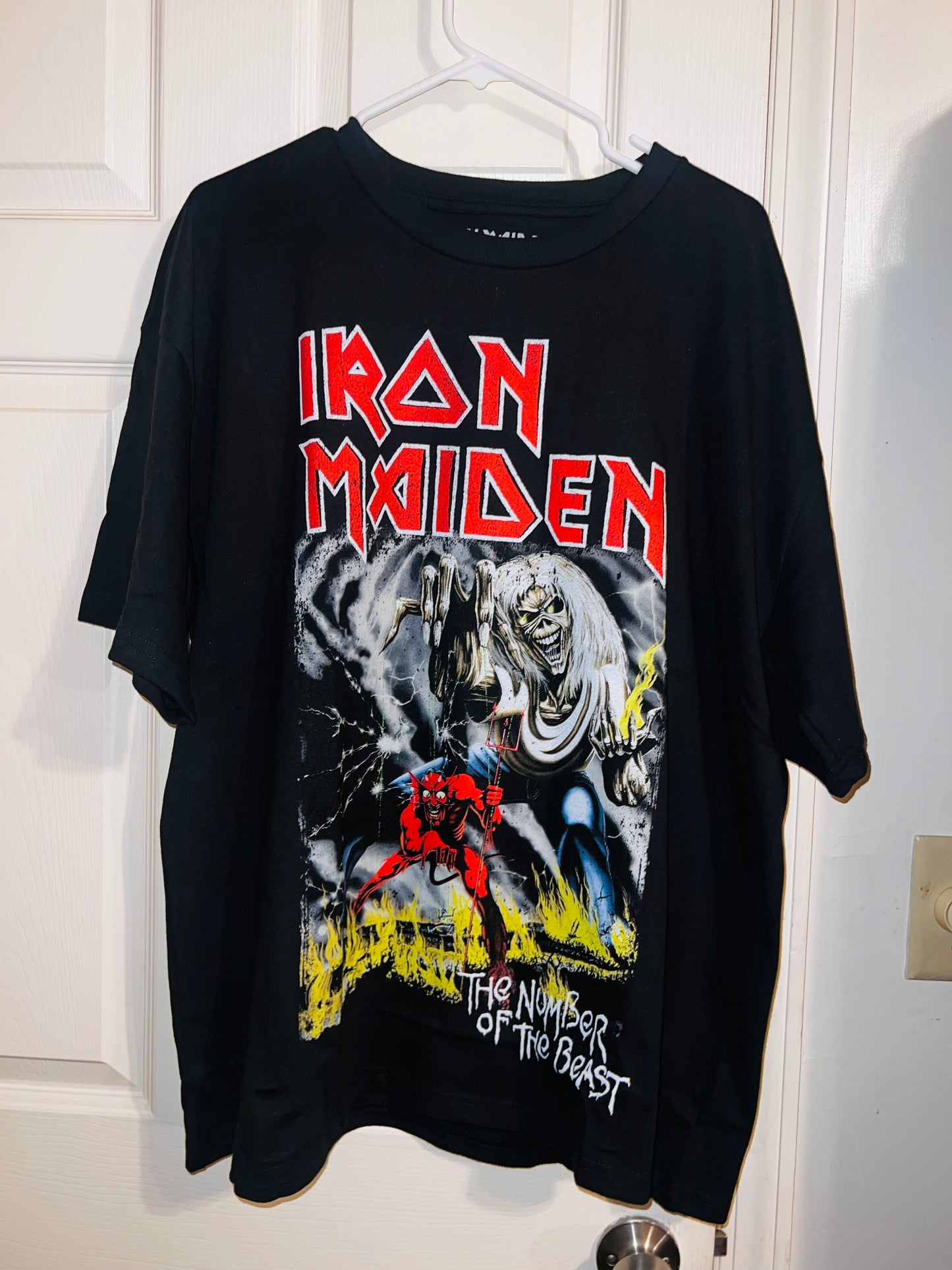 Iron Maiden Oversized Distressed Tee