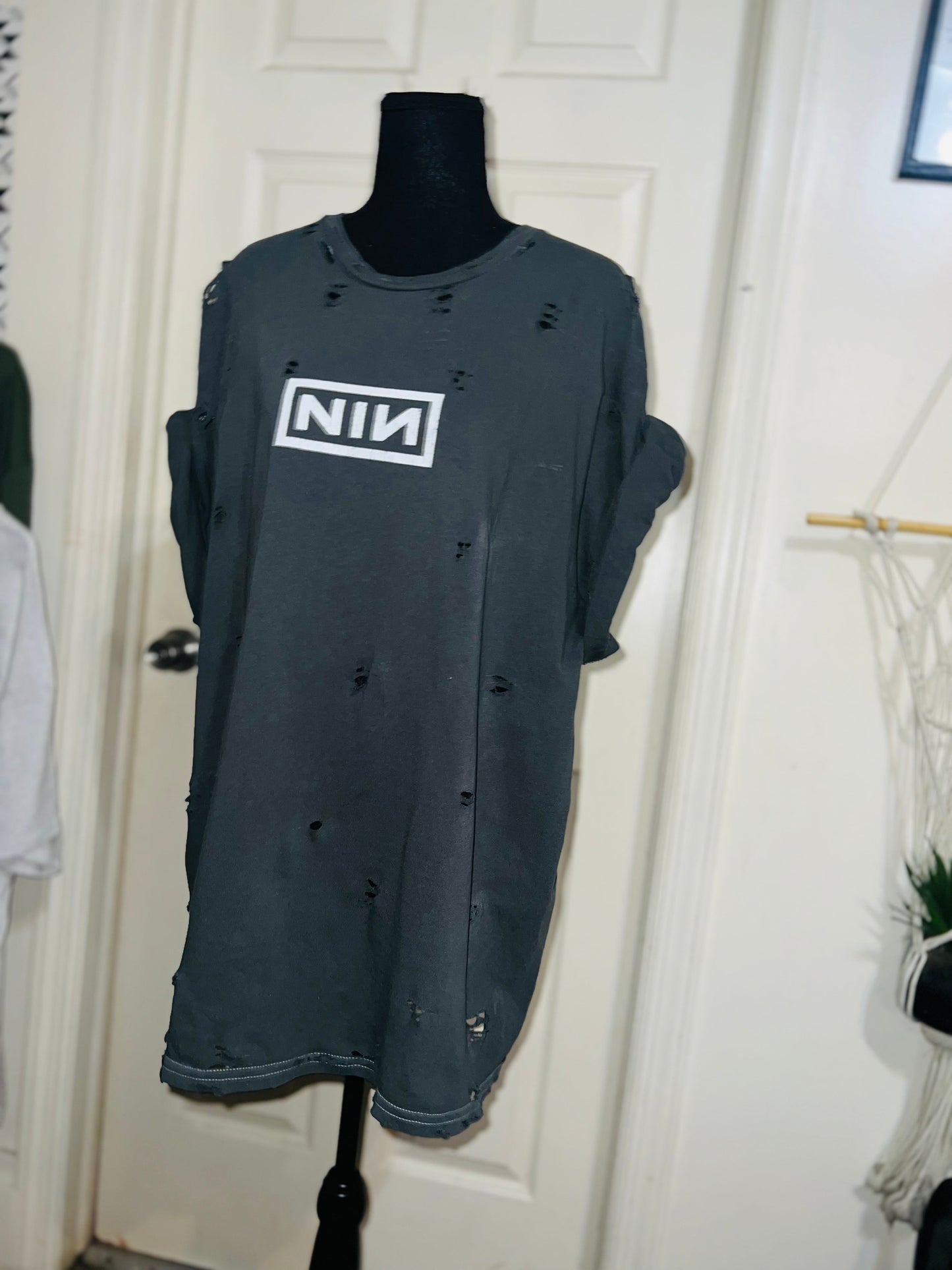 Nine Inch Nails Oversized Distressed Tee