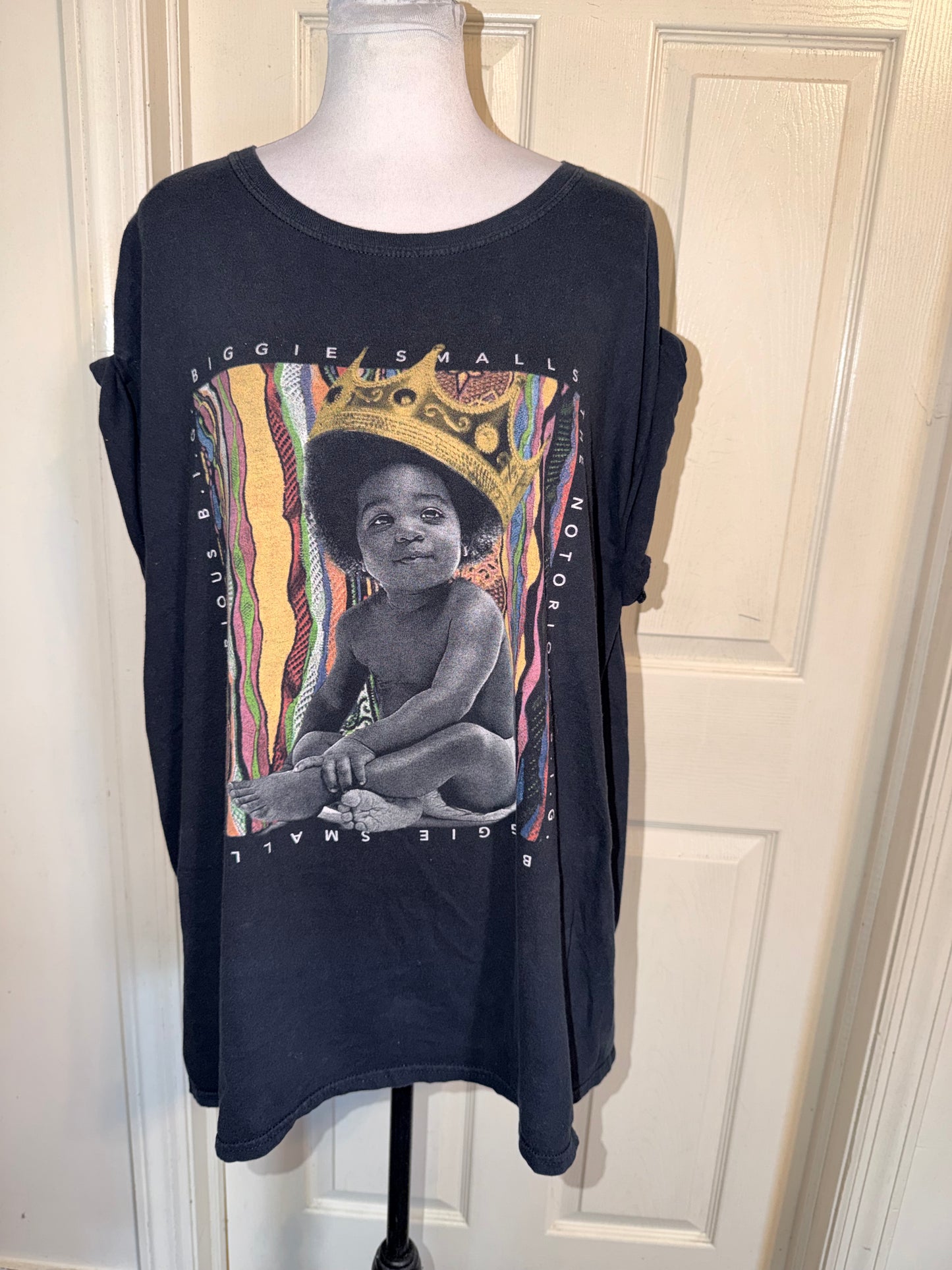 Notorious BIG Oversized Distressed Tee