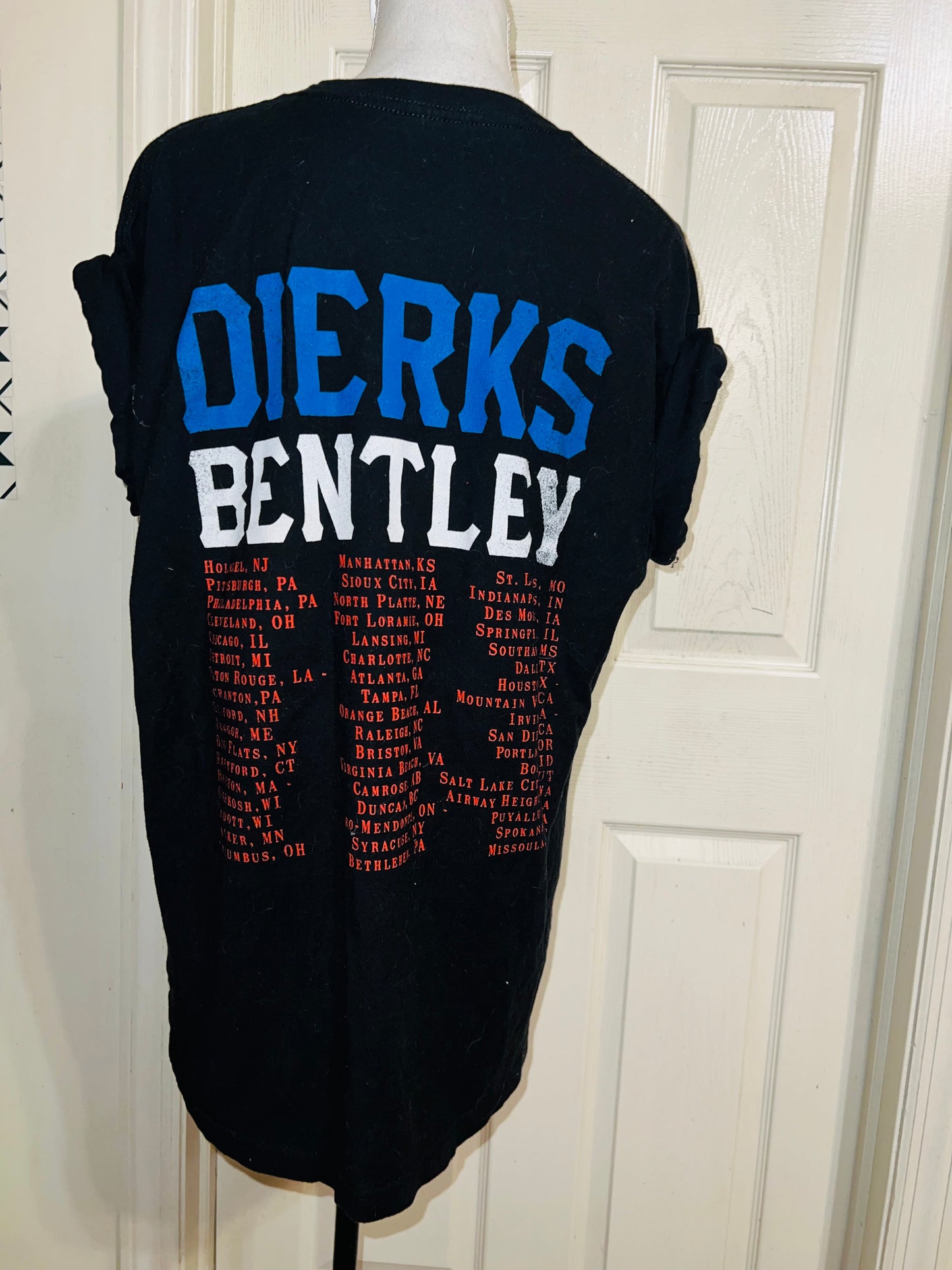 Dirks Bentley 2015 Double Sided Distressed Tee