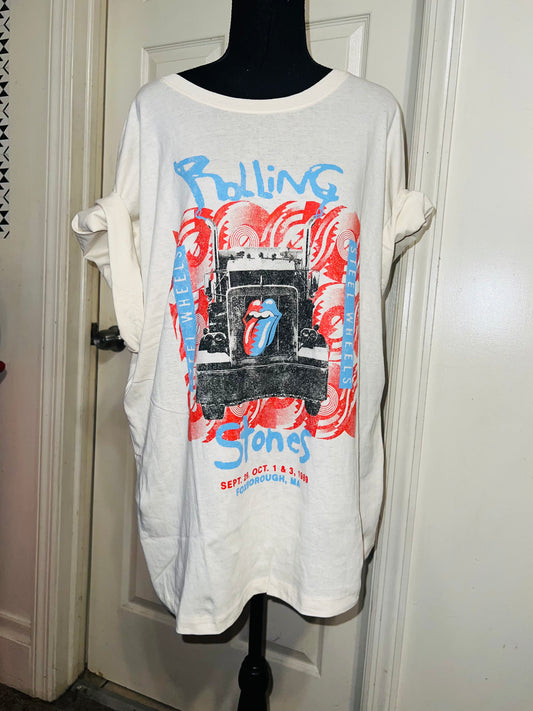 The Rolling Stones Oversized Distressed Tee