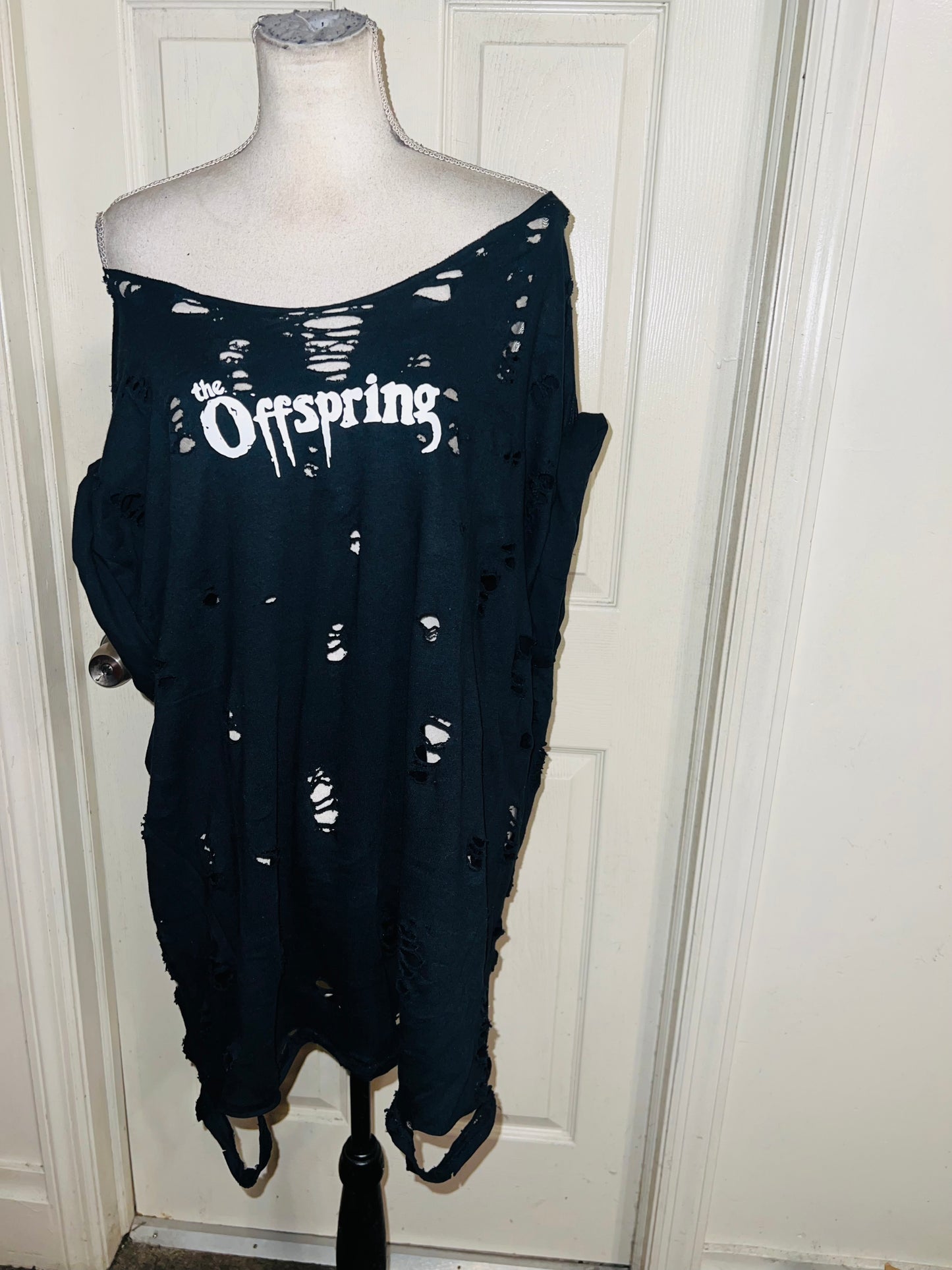 The Offspring Double Sided Oversized Distressed Tee