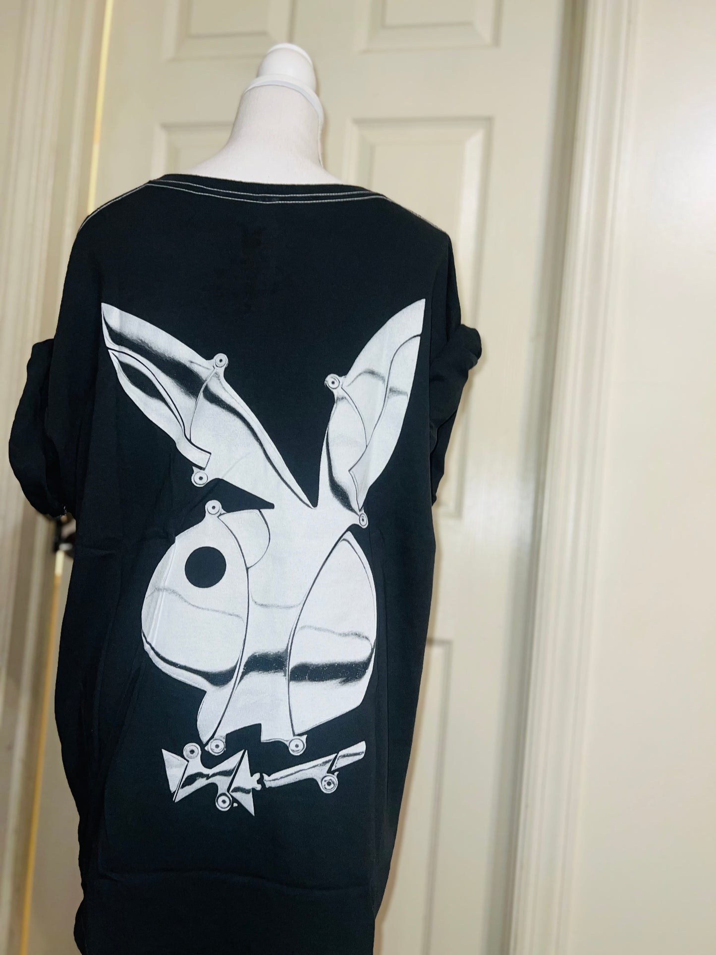 Playboy Skateboard Double Sided Distressed Tee