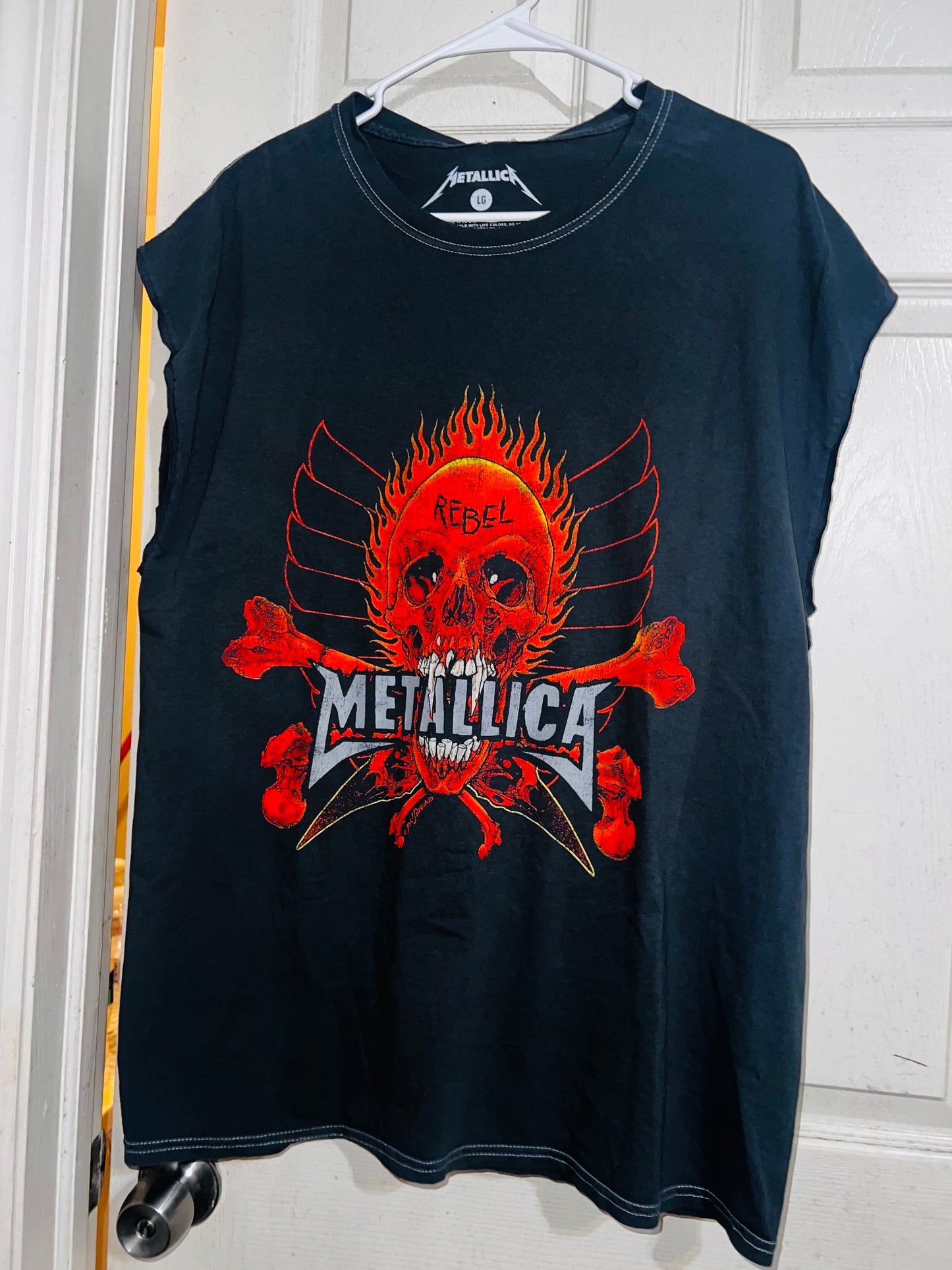 Metallica Oversized Double Sided Distressed Tee (possible dress)