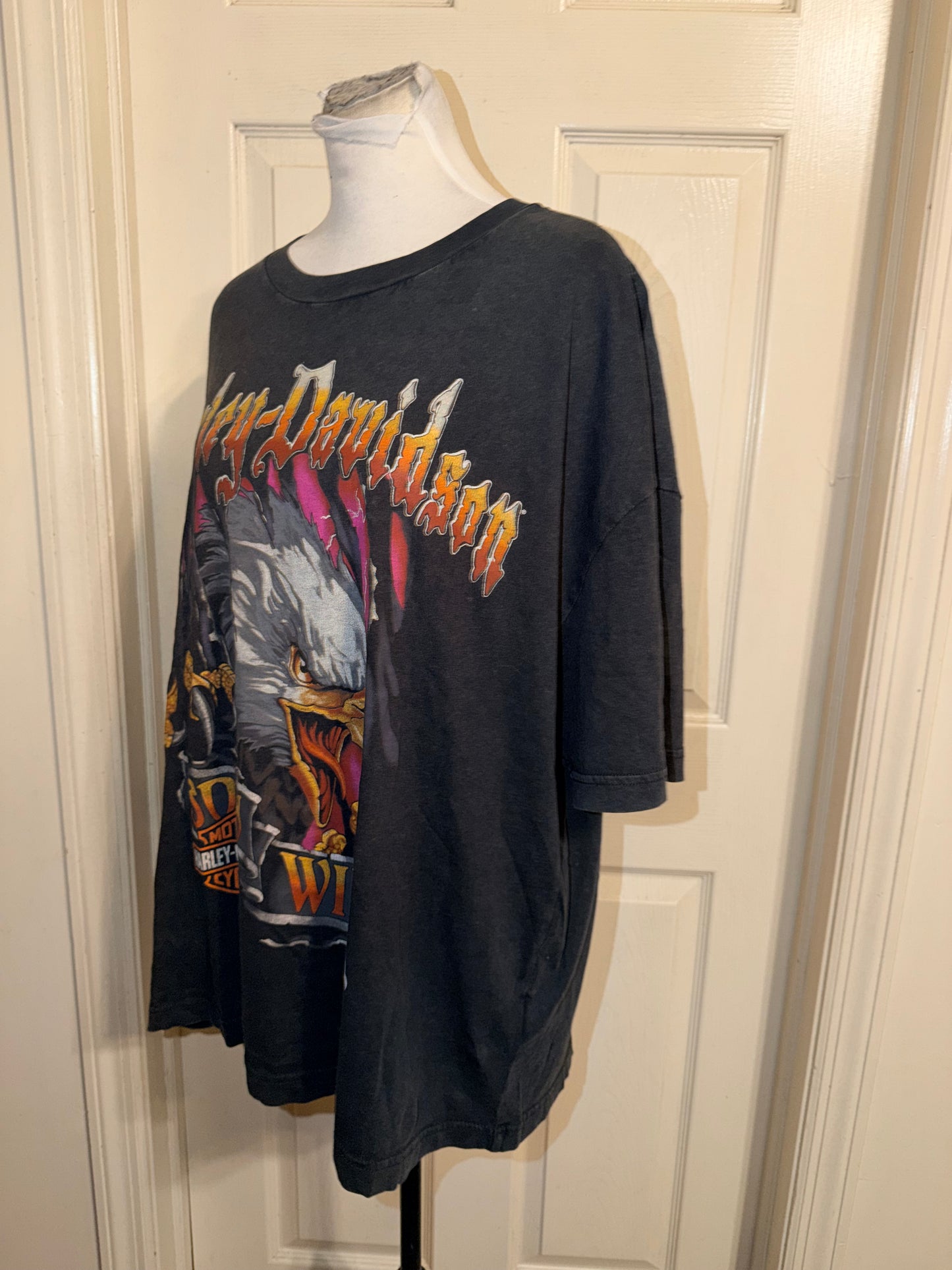 Harley Davidson Oversized Distressed Tee
