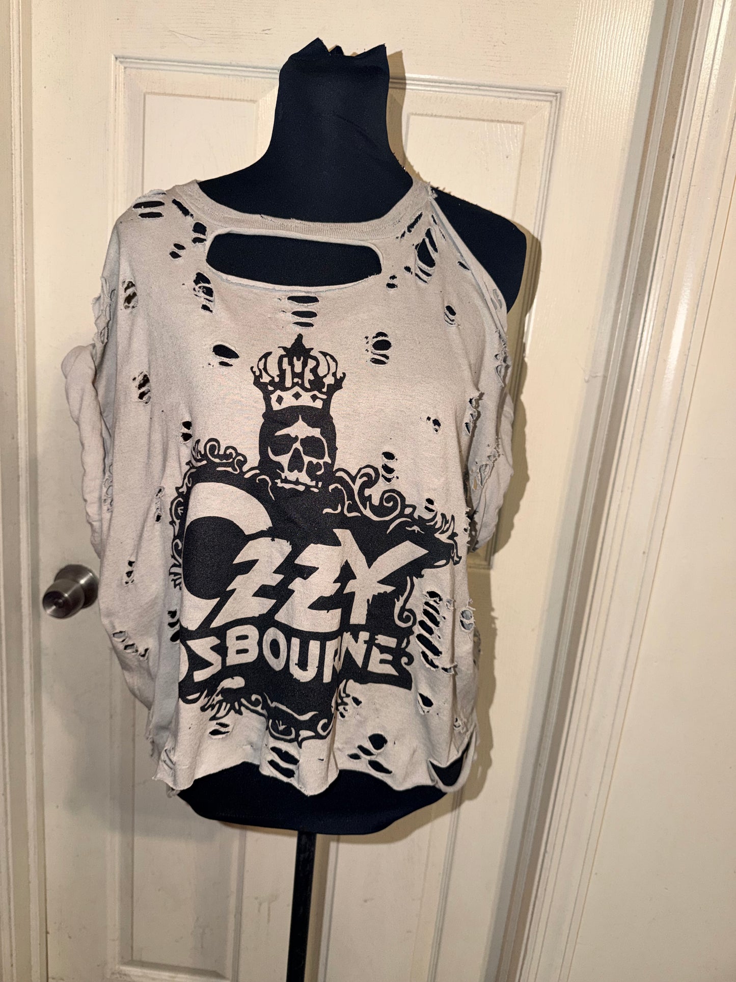 Ozzy Osbourne Oversized Distressed Tee (As Is)