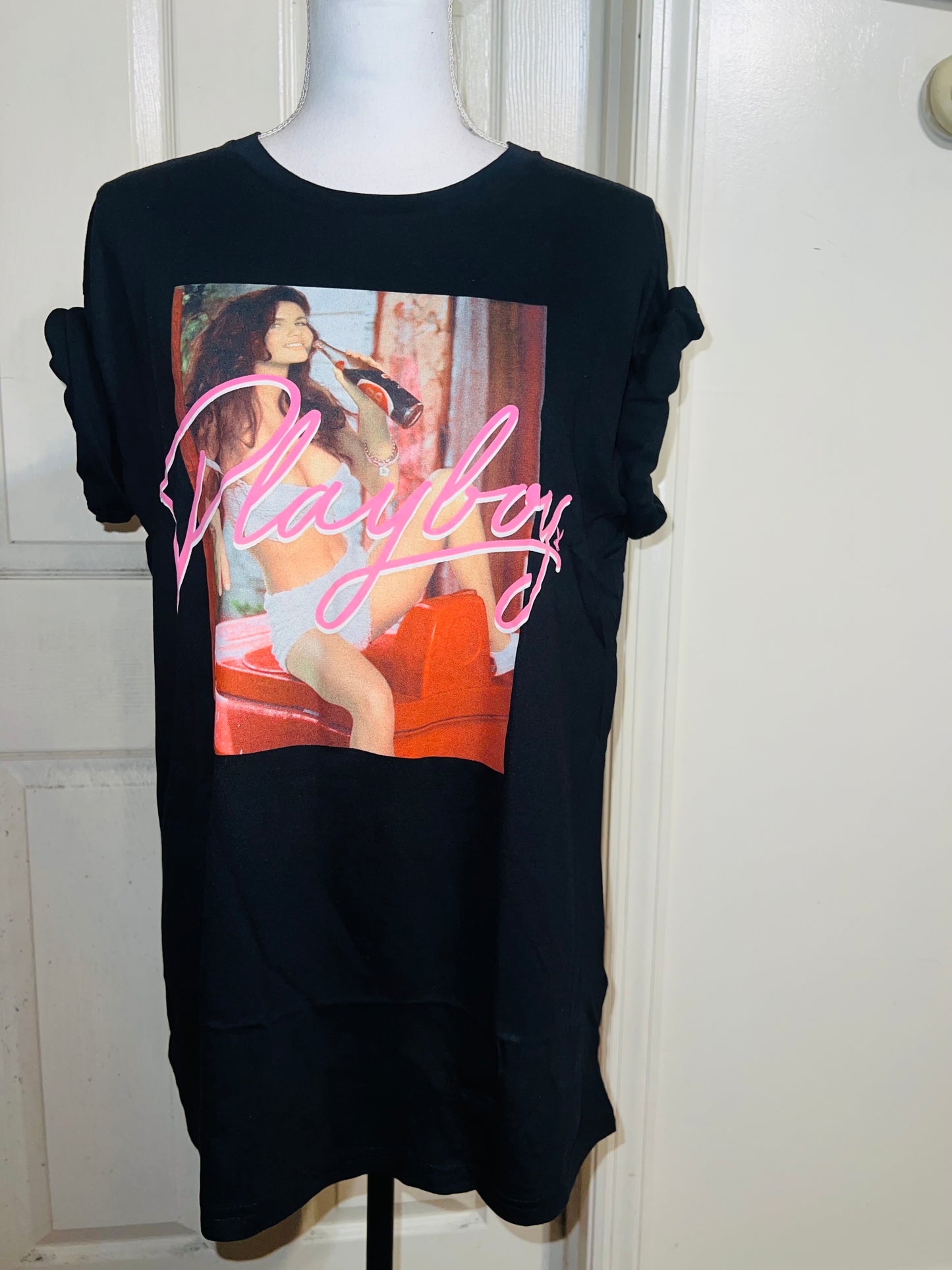 Playboy 1993 Cover Oversized Distressed Tee