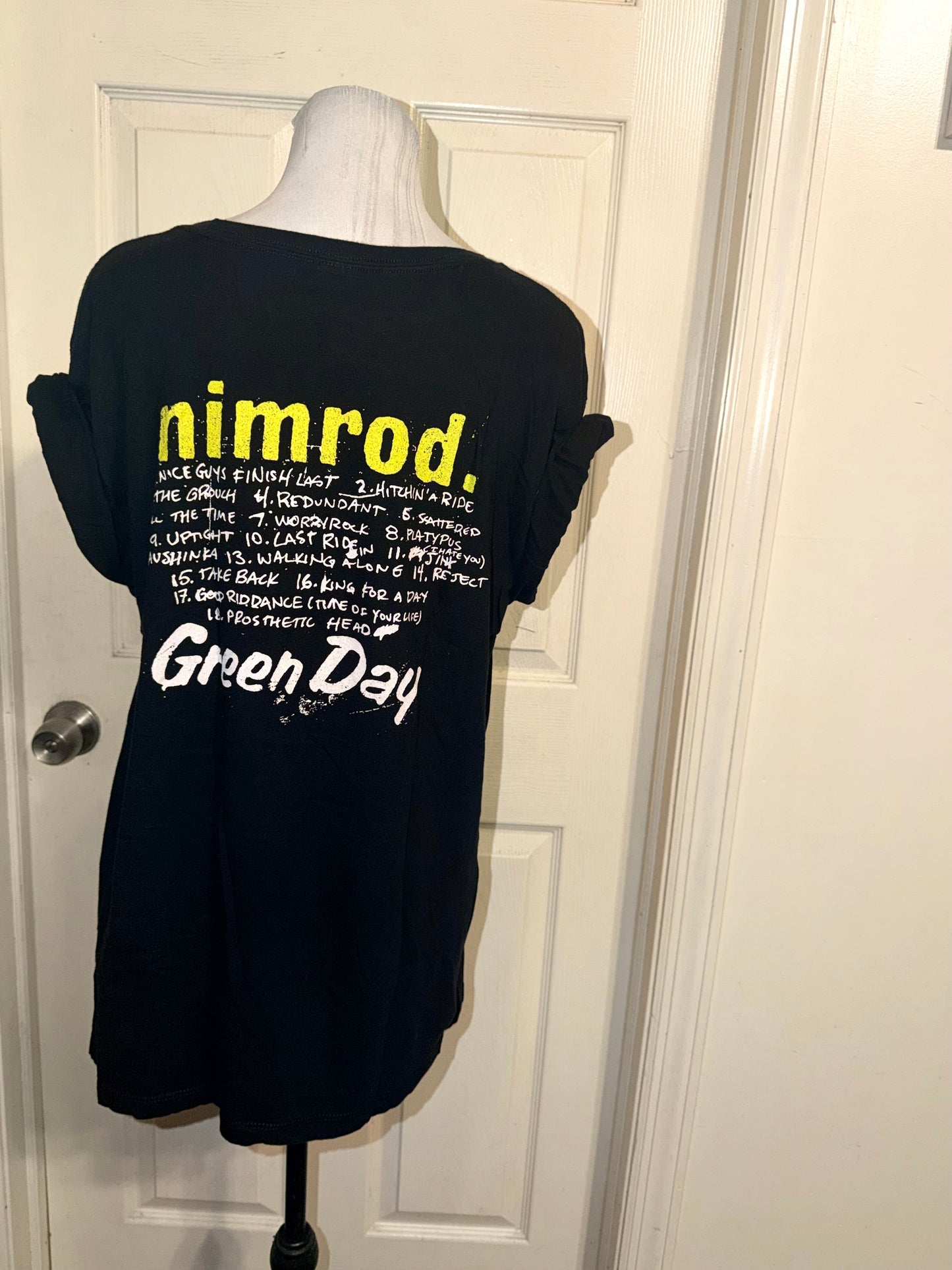Green Day Double Sided Tee