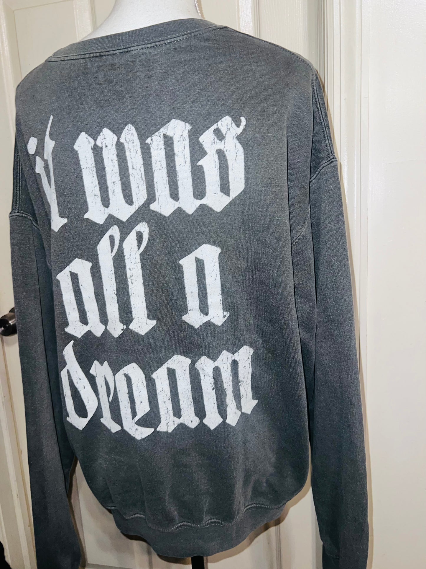 Biggie Smalls Double Sided Oversized Distressed Sweatshirt