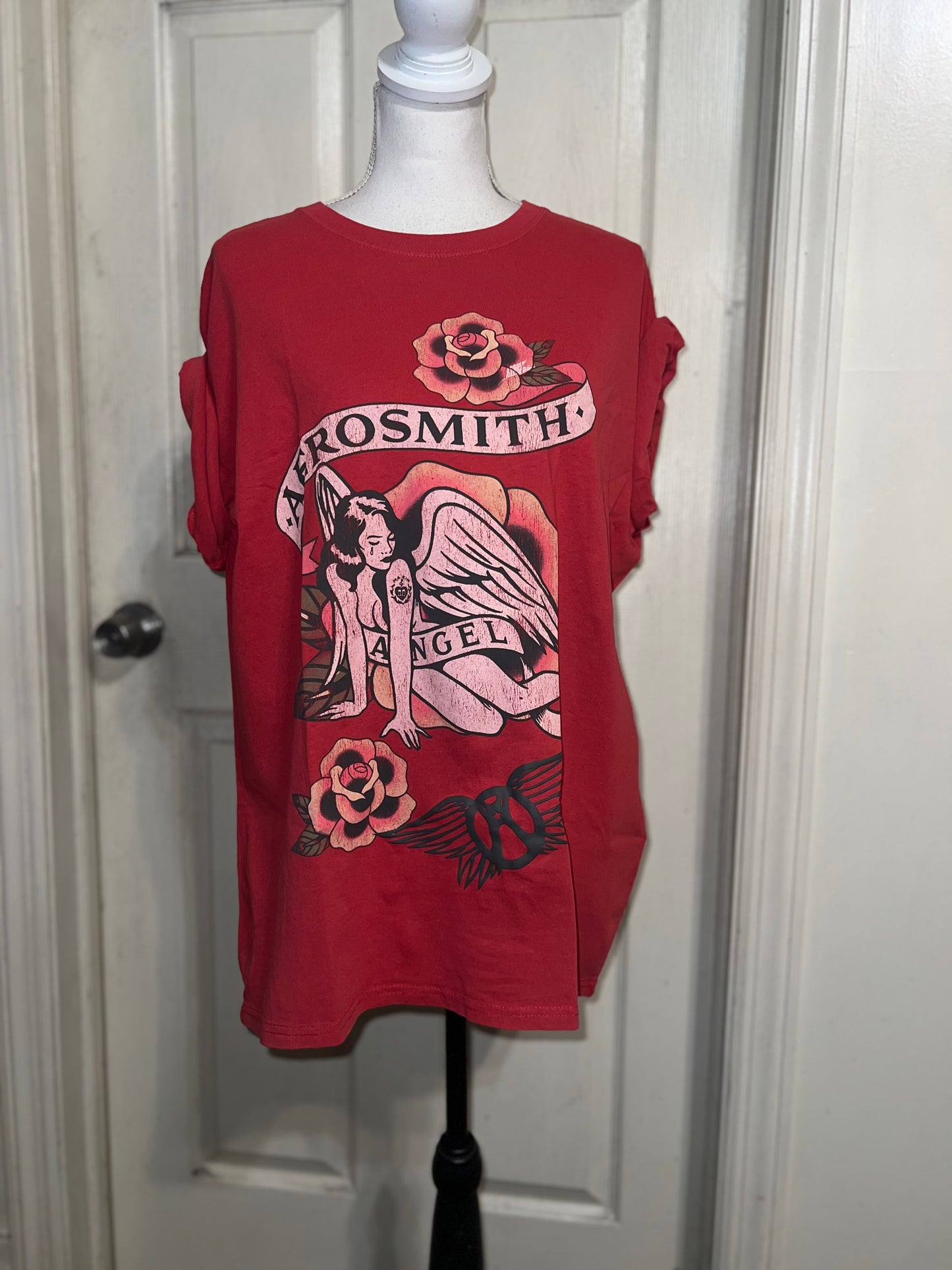 Aerosmith Oversized Distressed Tee